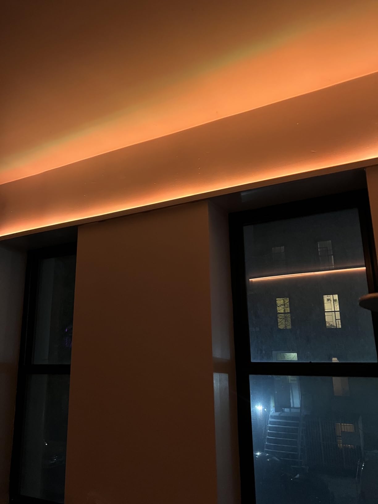 The 16.4FT/5M Modular Channel Assembly Kit for The Concealment of LED Strip Lighting Surface Mounted Cove Light Wall Washer Lighting Decor customer photo 1