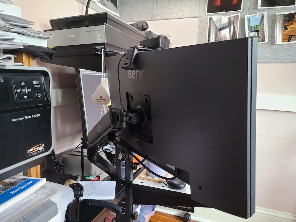 MSI MPG MT201R V2 - Premium RGB Single Monitor Stand Arm, Supports 17-49