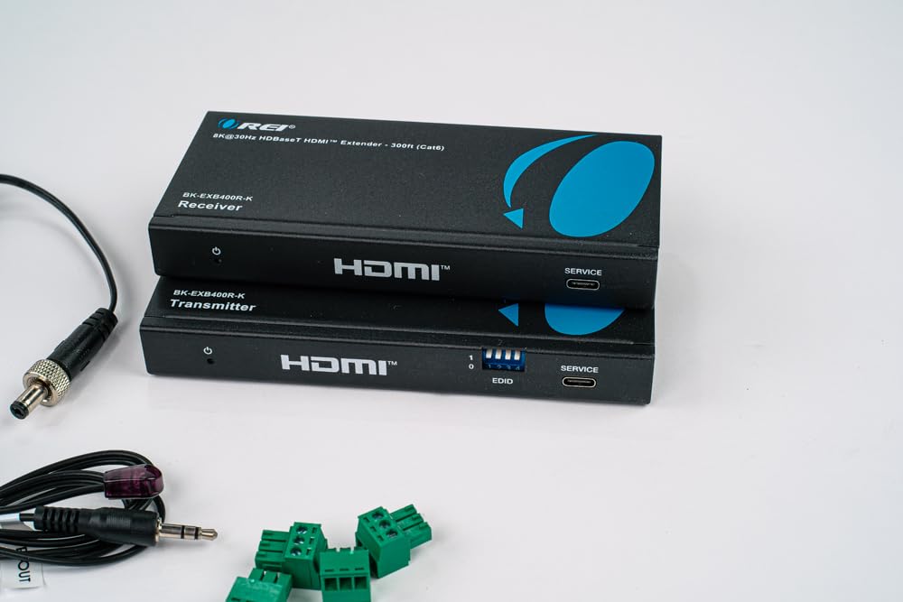 OREI 8K@30Hz HDMI Extender Balun HDBaseT 300ft - VRR, HDR, CEC, IR, RS-232 | 4K HDMI Extender, HDBaseT 4K 120Hz - 40Gbps FRL, Dolby Vision, HLG, Dolby Atmos, DTS:X, Audio Extraction customer photo 1