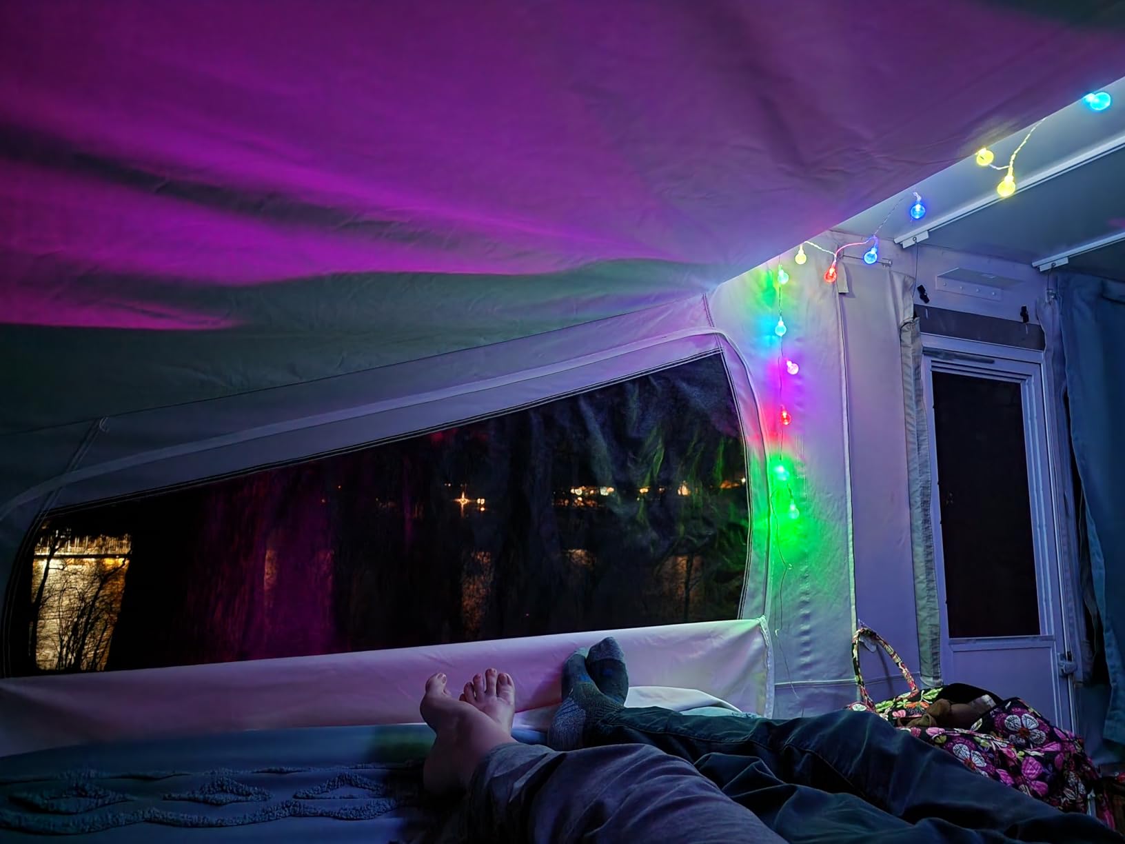 OMIKA 50FT 100 LED Outdoor String Lights Plug in, RGB + Warm White Smart Crystal Globe Lights, Dimmable APP & Remote Control Fairy String Lights with Timer, Music Sync for Patio Garden Party Decor customer photo 1