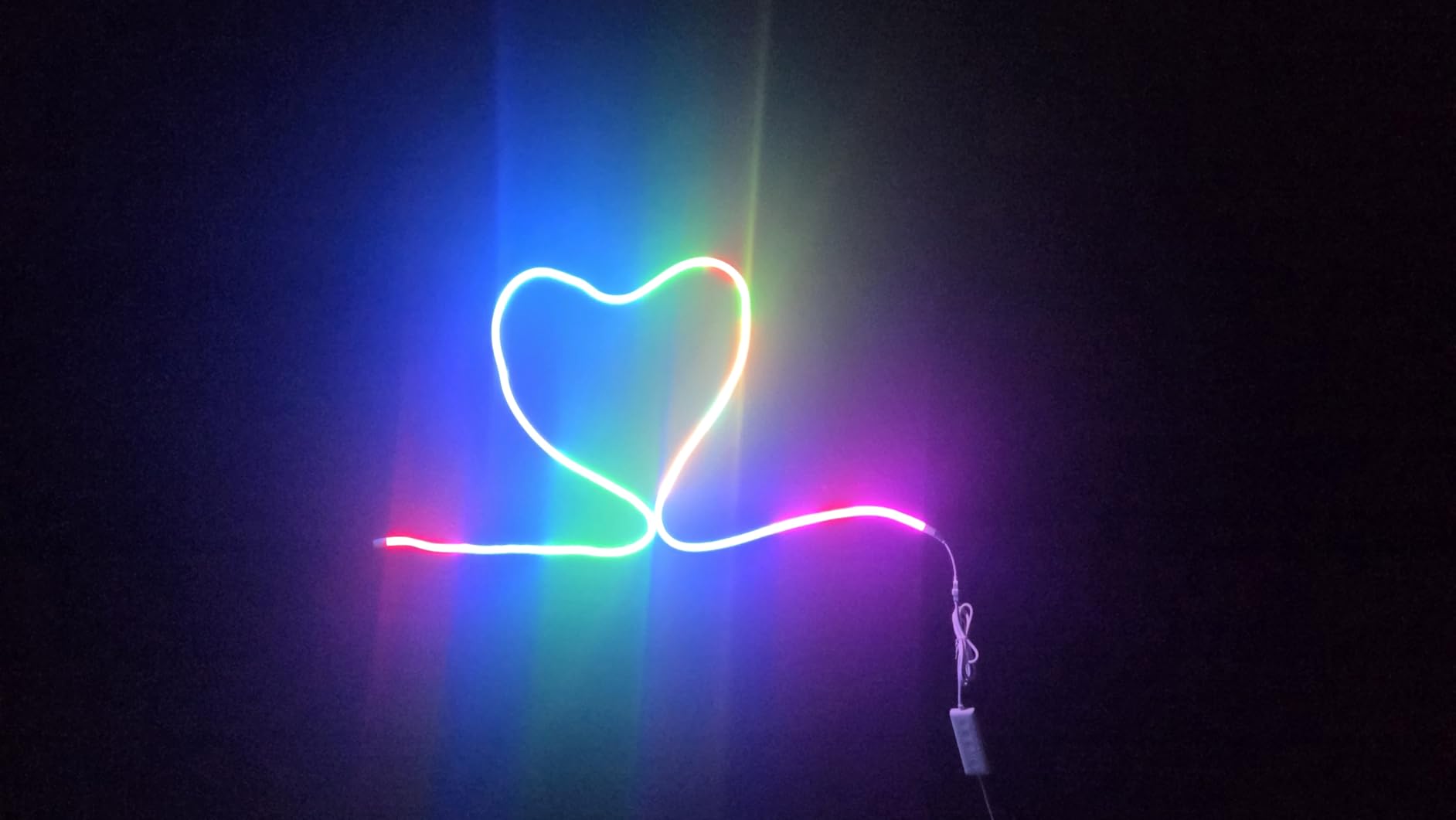 SwitchBot RGBIC Neon Rope Lights with Alexa, Matter-Certified Wire Rope Light, DIY Flexible Steel Core, Neon Lights for Wall & Bedroom, Works w Apple Home/Siri/Google, Music Sync, 16M Colors, 6.56ft customer photo 2