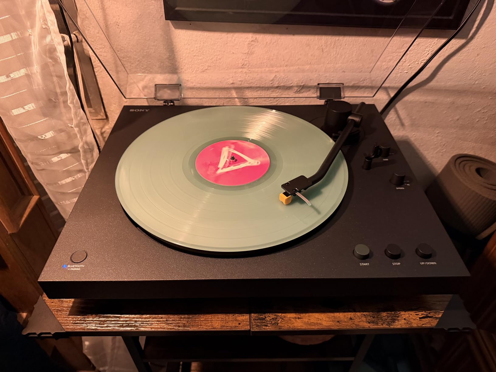 Sony PS-LX5BT Premium Wireless Bluetooth Turntable with Full Auto Playback, Built-in Phono EQ customer photo 2