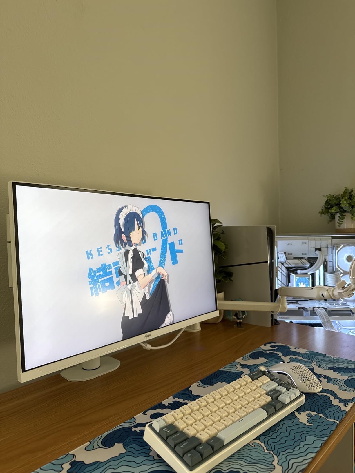 Pixio PX27UM Mini LED White 27 inch Dual Mode UHD 4K 160Hz/FHD 1920x1080 320Hz Fast IPS Panel 1ms GTG Response Time Gaming Monitor with Adaptive Sync HDR and Fully Adjustable Stand customer photo 2