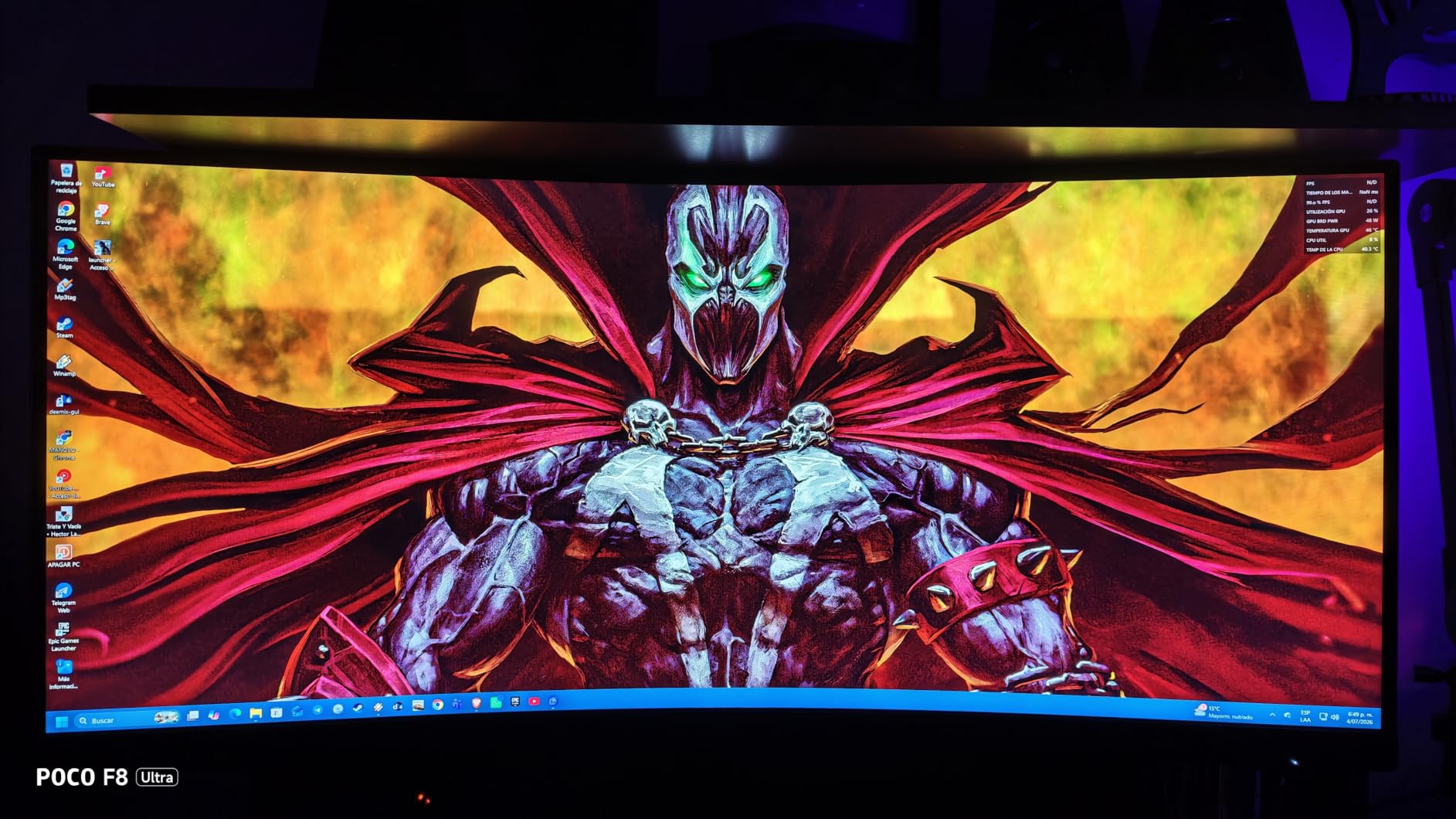 AOC CU34G4H 34 inch Curved Ultrawide Gaming Monitor, WQHD 3440x1440, 200Hz DisplayPort / 100Hz HDMI, 0.3ms MPRT, 1500R VA Panel, Adaptive-Sync, HDR Ready, DisplayPort 1.4, HDMI 2.0 customer photo 1