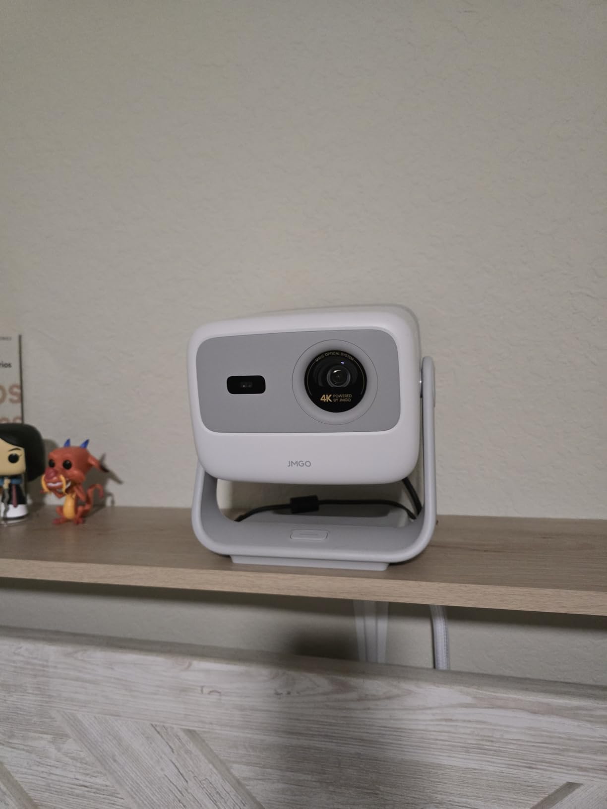 JMGO N1S 4K Triple Laser Projector, 1700 ISO Lumens, Google TV, Gimbal Auto Focus, Netflix, 110% BT.2020, HDR10, Wi-Fi 6, Dolby Audio, 3D Support, 200