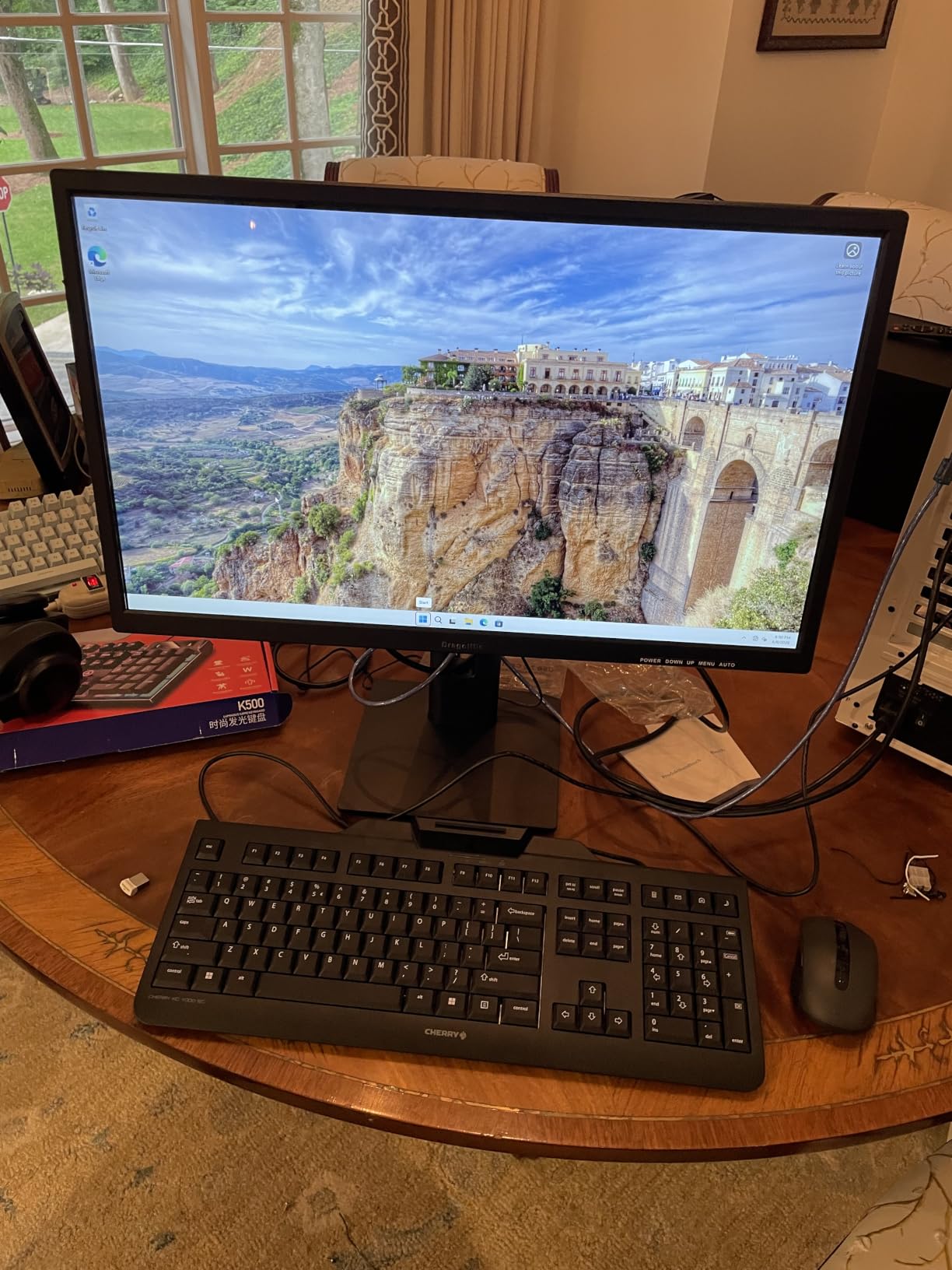 24 Inch Touchscreen Monitor VA 3000:1 Contrast PC Touch Screen 99% sRGB | Height/Pivot/Swivel/Tilt Adjustable, Computer Touch Display FHD 1920x1080P, 75Hz, HDMI, VGA, Type-B, Built-in Speakers, VESA customer photo 2