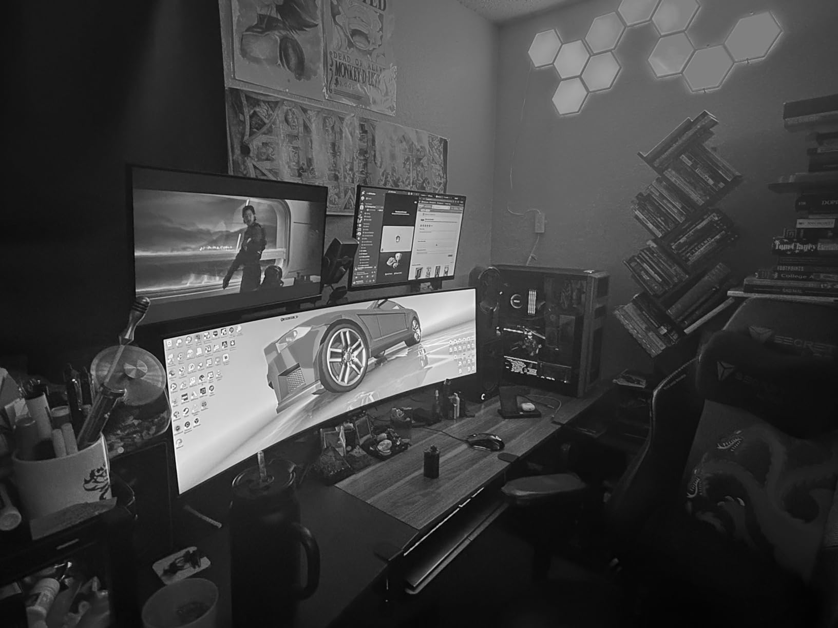 Deco Gear 49 Inch Curved Ultrawide Monitor, 5120x1440 Dual QHD 32:9 1500R VA Display, HDR400, 120Hz, Adaptive Sync, 1ms MPRT, USB-C 65W PD, KVM, PIP/PBP, Gaming & Workstation Setup, for PC & Laptop customer photo 2
