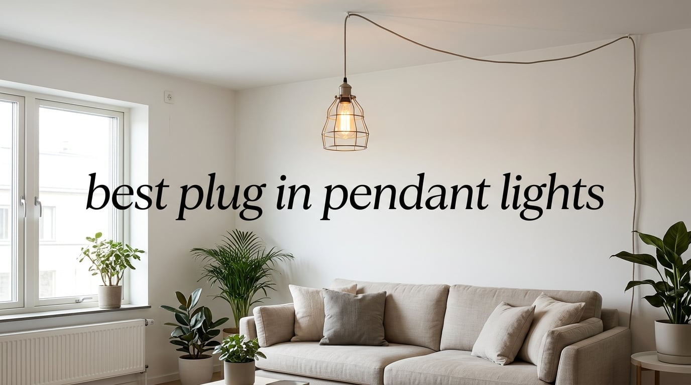best plug in pendant lights