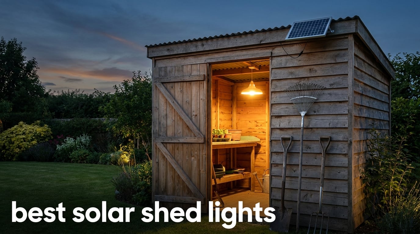 best solar shed lights