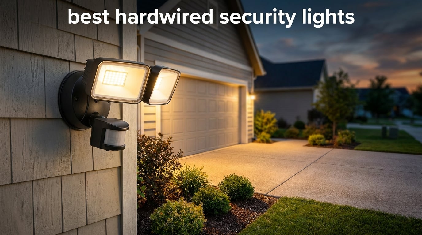 best hardwired security lights