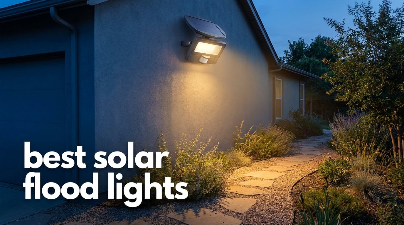best solar flood lights