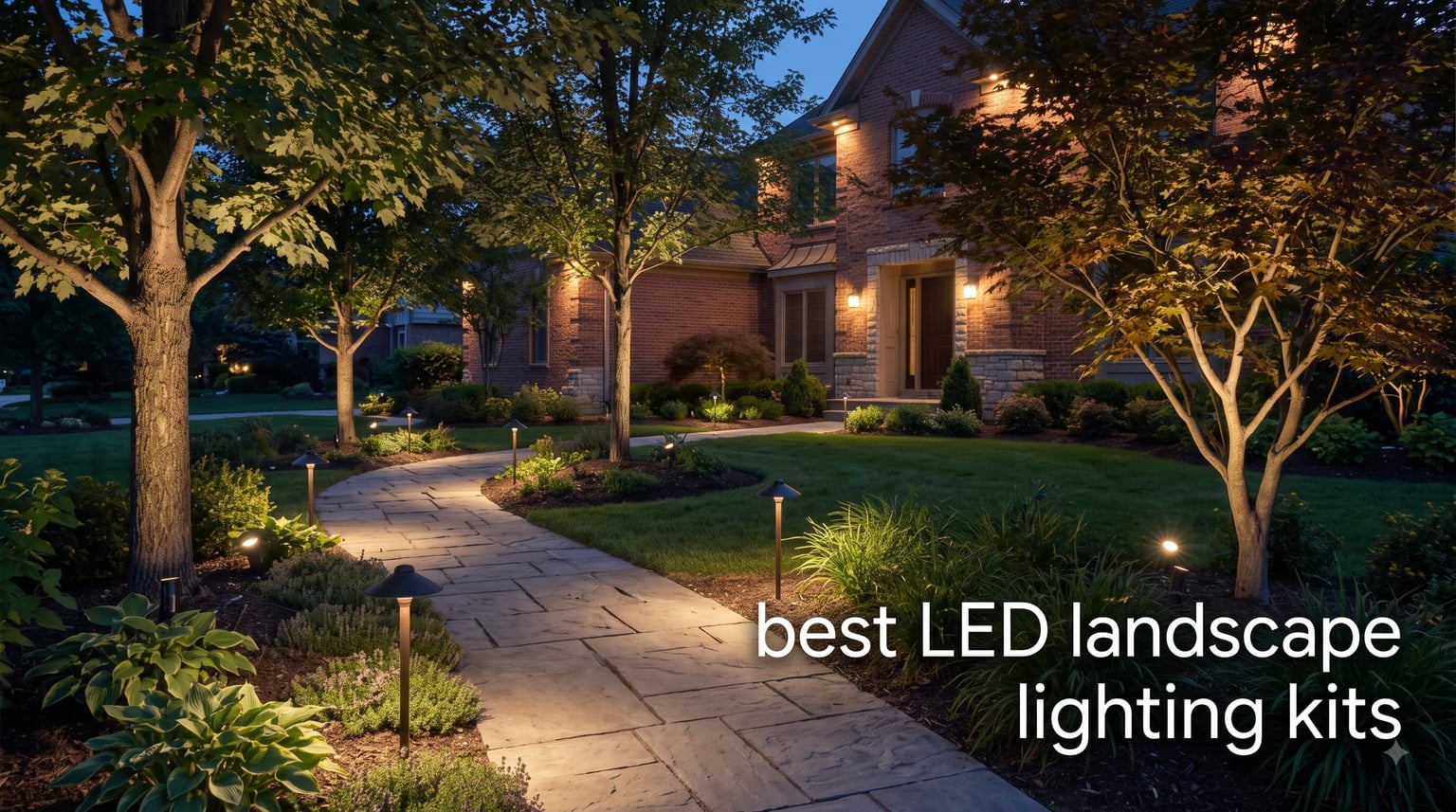 best LED landscape lighting kits