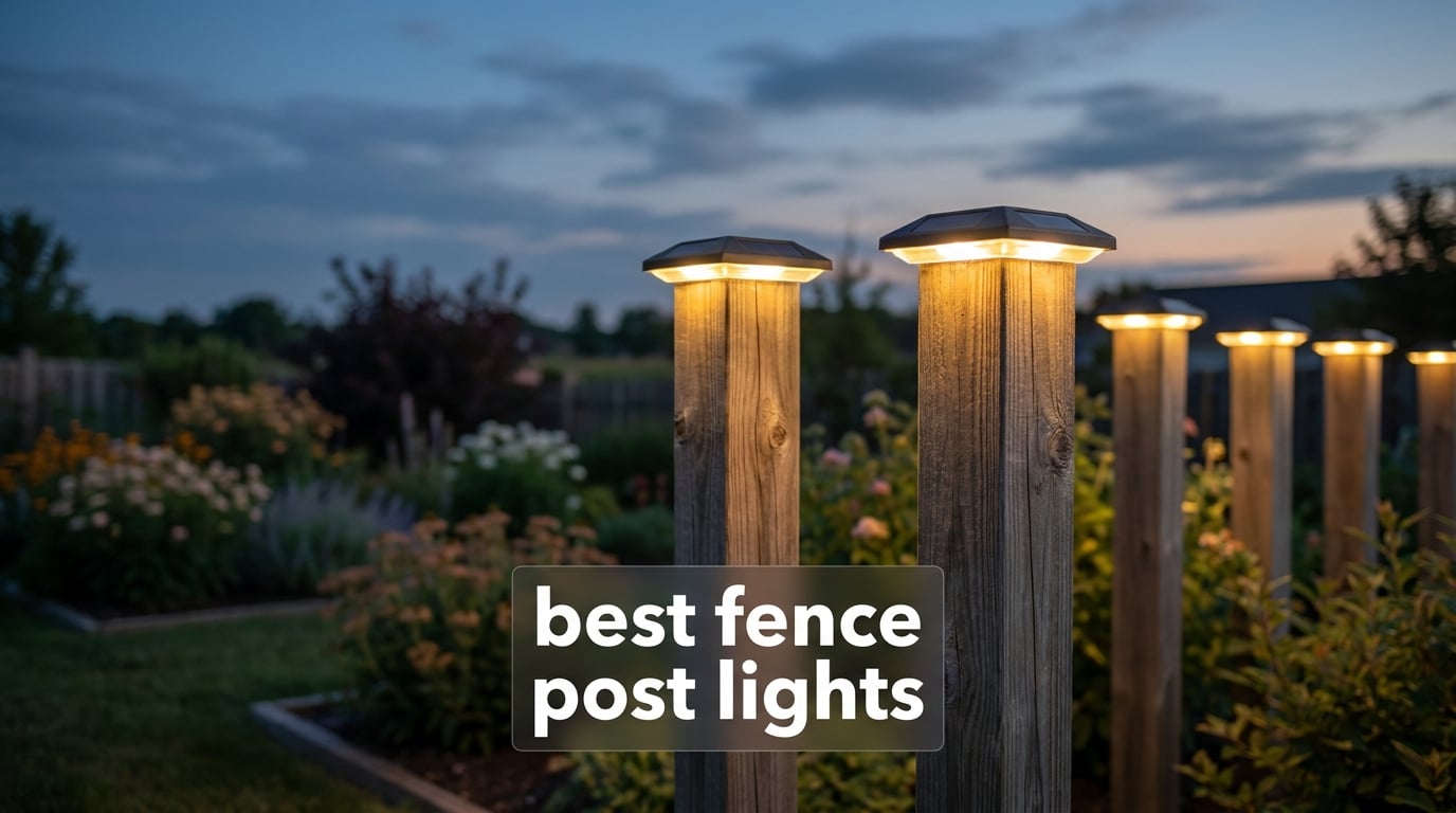 best fence post lights