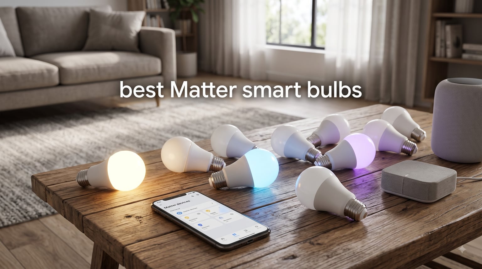best Matter smart bulbs
