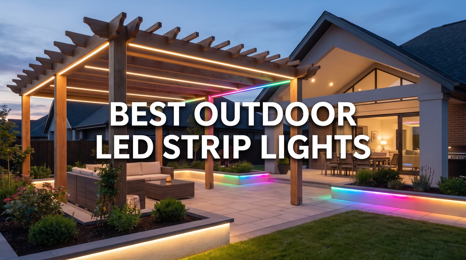 best outdoor LED strip lights