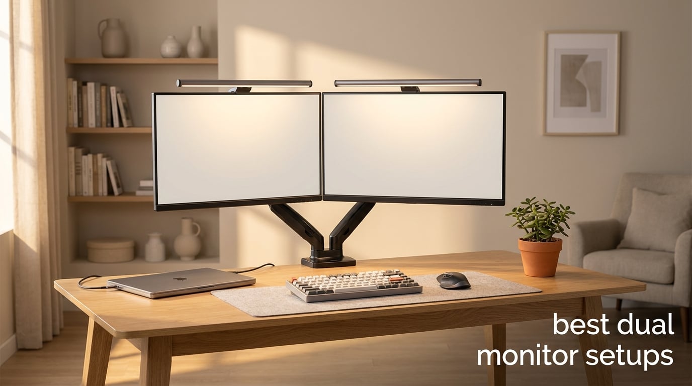 best dual monitor setups