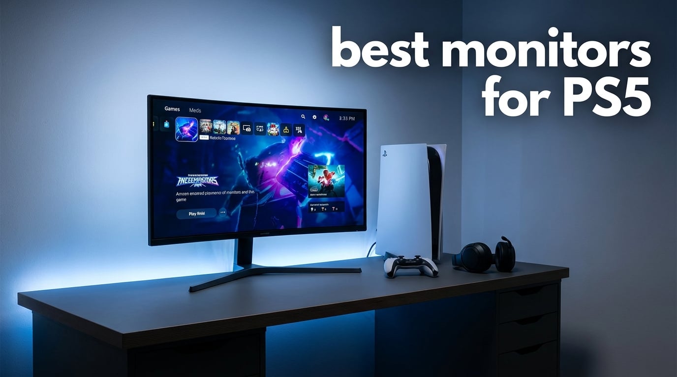 best monitors for PS5