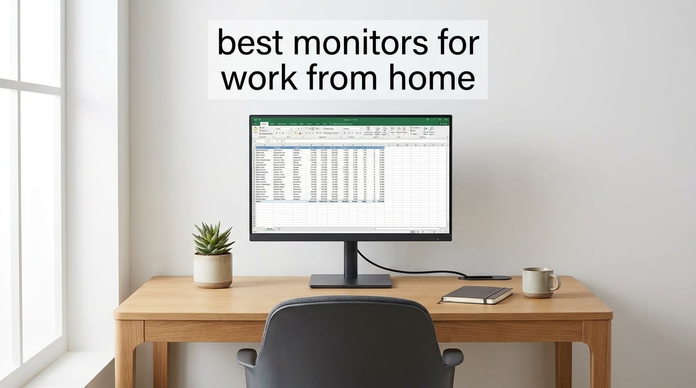 best monitors for work from home