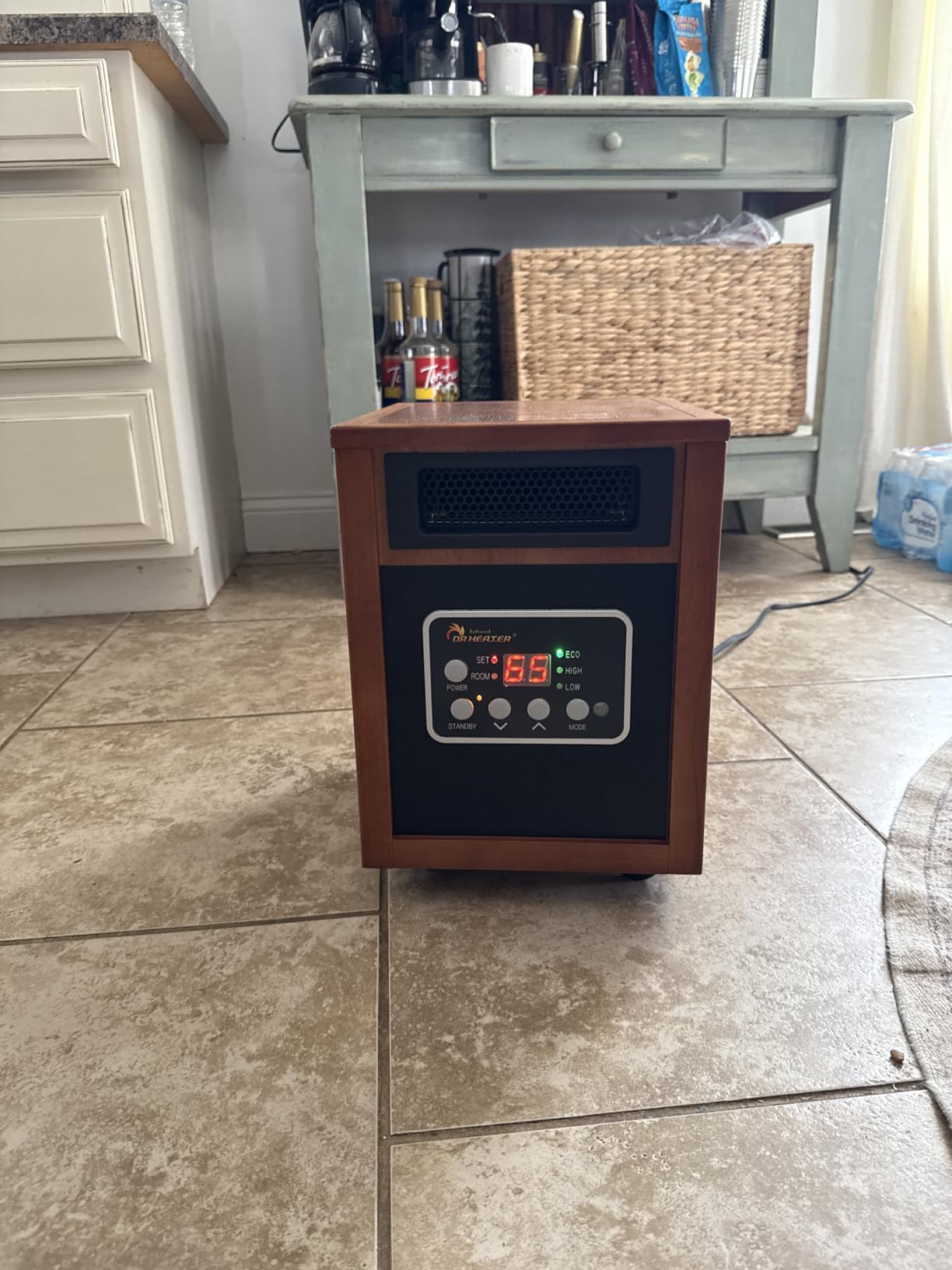 Dr Infrared Heater DR-968 Portable Space Heater, 1500-Watt, Cherry customer photo 1
