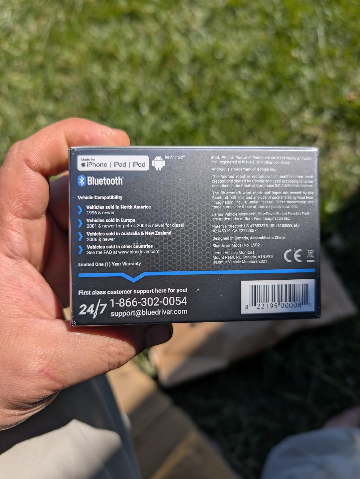 BlueDriver Bluetooth Pro OBDII Scan Tool for iPhone & Android - No Subscription Fee - OBD2 Car Scanner and Code Reader - Diagnose Check Engine, ABS, SRS, Airbag & 7000+ Issues on Vehicles 1996+ customer photo 1