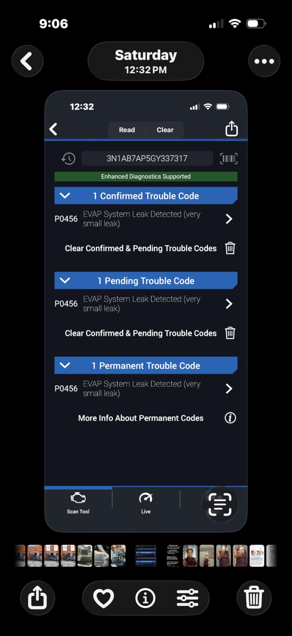 BlueDriver Bluetooth Pro OBDII Scan Tool for iPhone & Android - No Subscription Fee - OBD2 Car Scanner and Code Reader - Diagnose Check Engine, ABS, SRS, Airbag & 7000+ Issues on Vehicles 1996+ customer photo 2