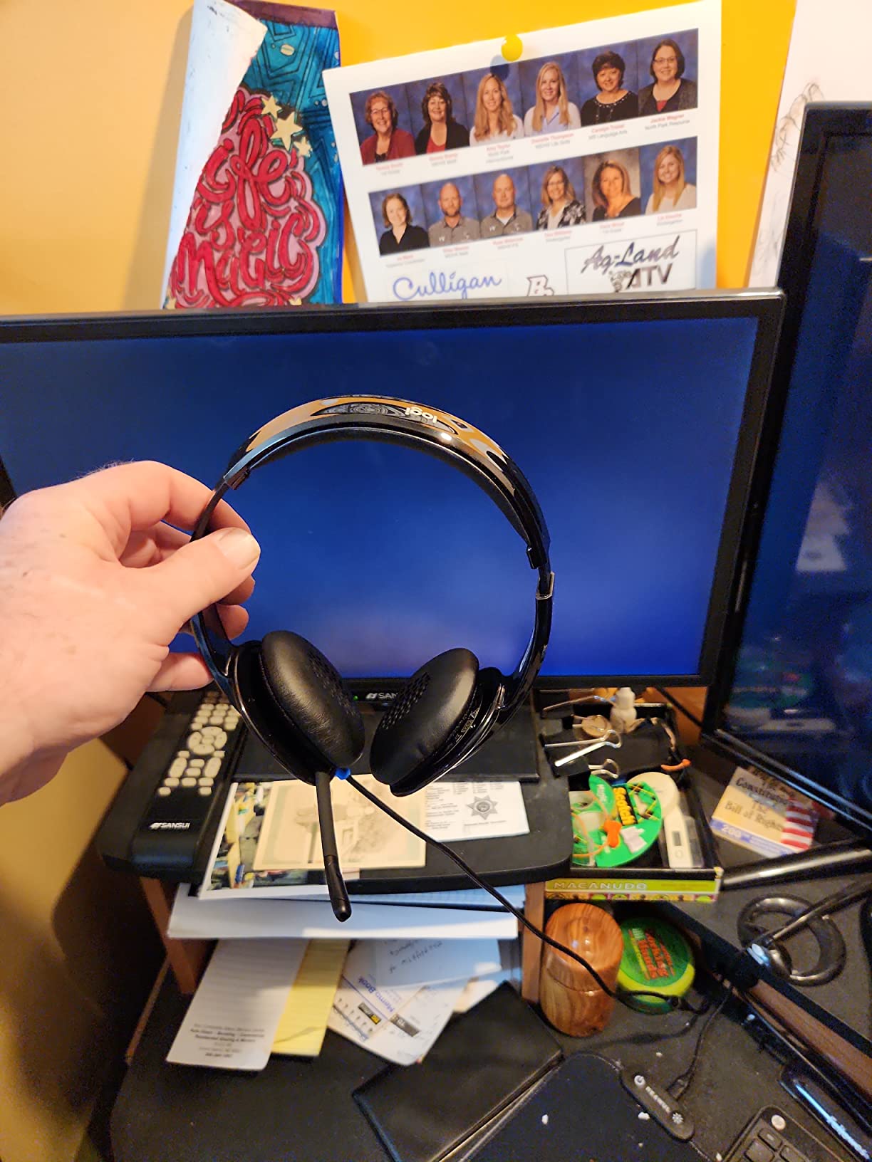Logitech High-Performance USB Headset H540 Windows and Mac - Black - Skype Certified customer photo 2