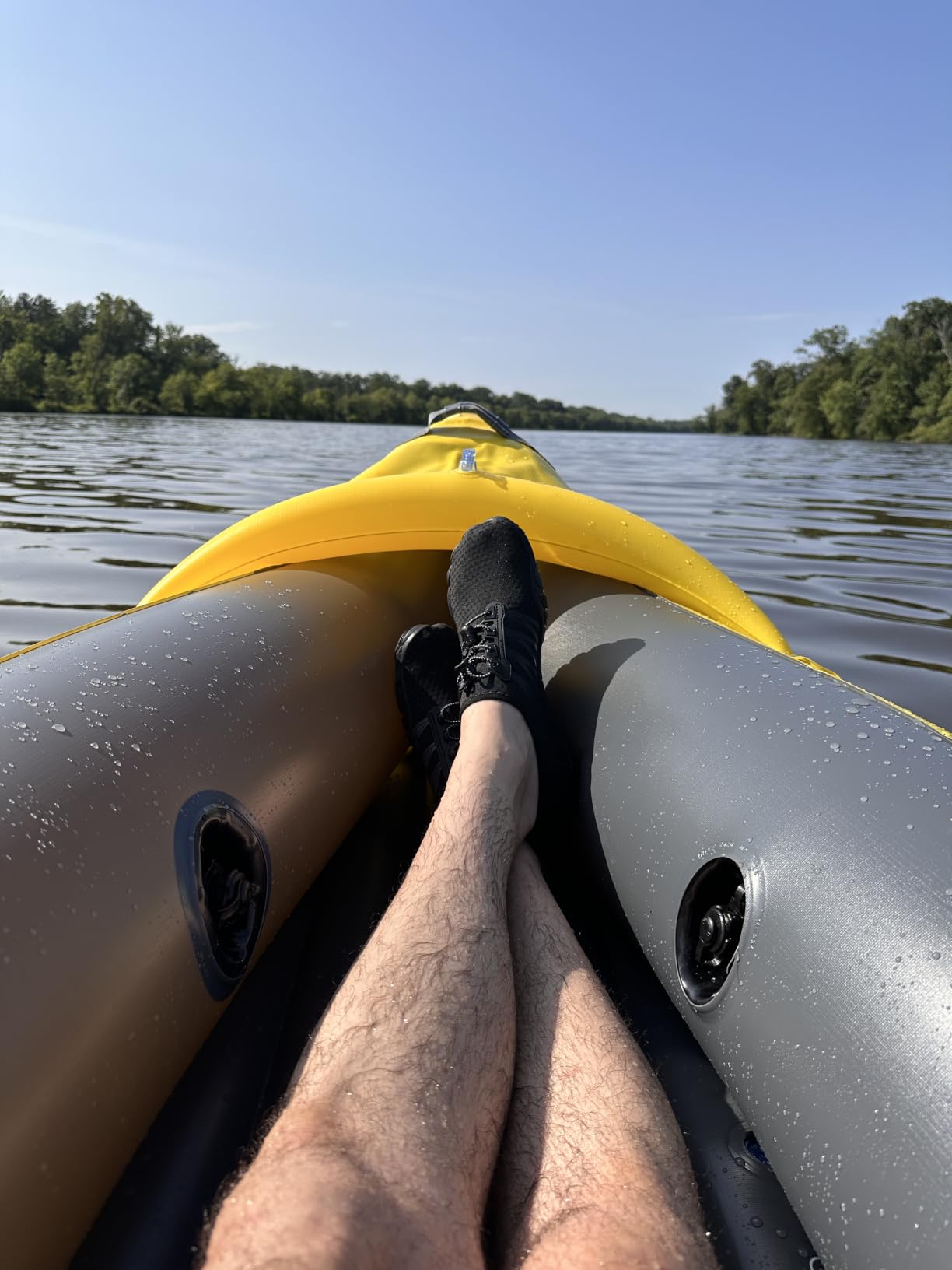 Intex 68307EP Explorer K2 Inflatable Kayak Set: Includes Deluxe 86in Aluminum Oars and High-Output Pump - SuperStrong PVC - Adjustable Seats with Backrest - 400lb Weight Capacity customer photo 2