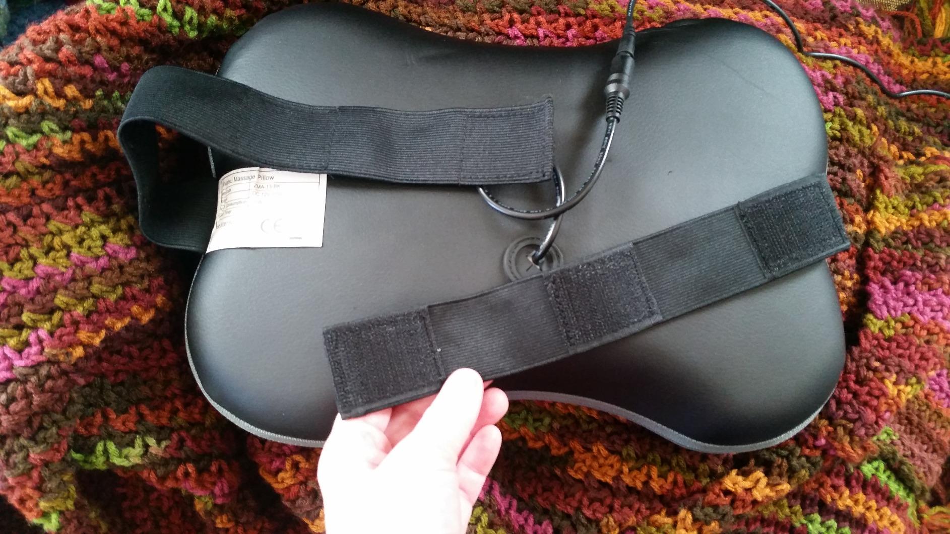 Zyllion ZMA-13 Back and Neck Massager with Heat for Pain Relief, Black customer photo 2