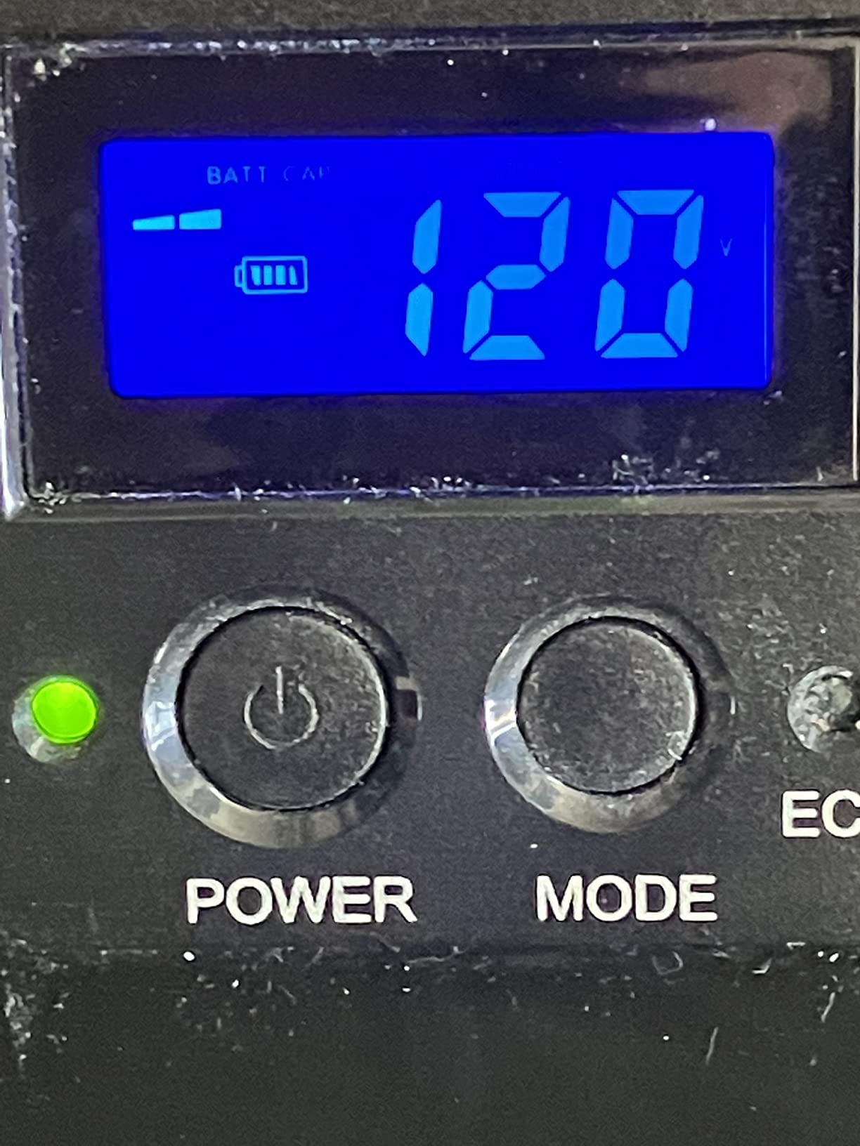 CyberPower EC850LCD Ecologic UPS Battery Backup and Surge Protector, 850VA/510W, 12 Outlets, ECO Mode customer photo 1