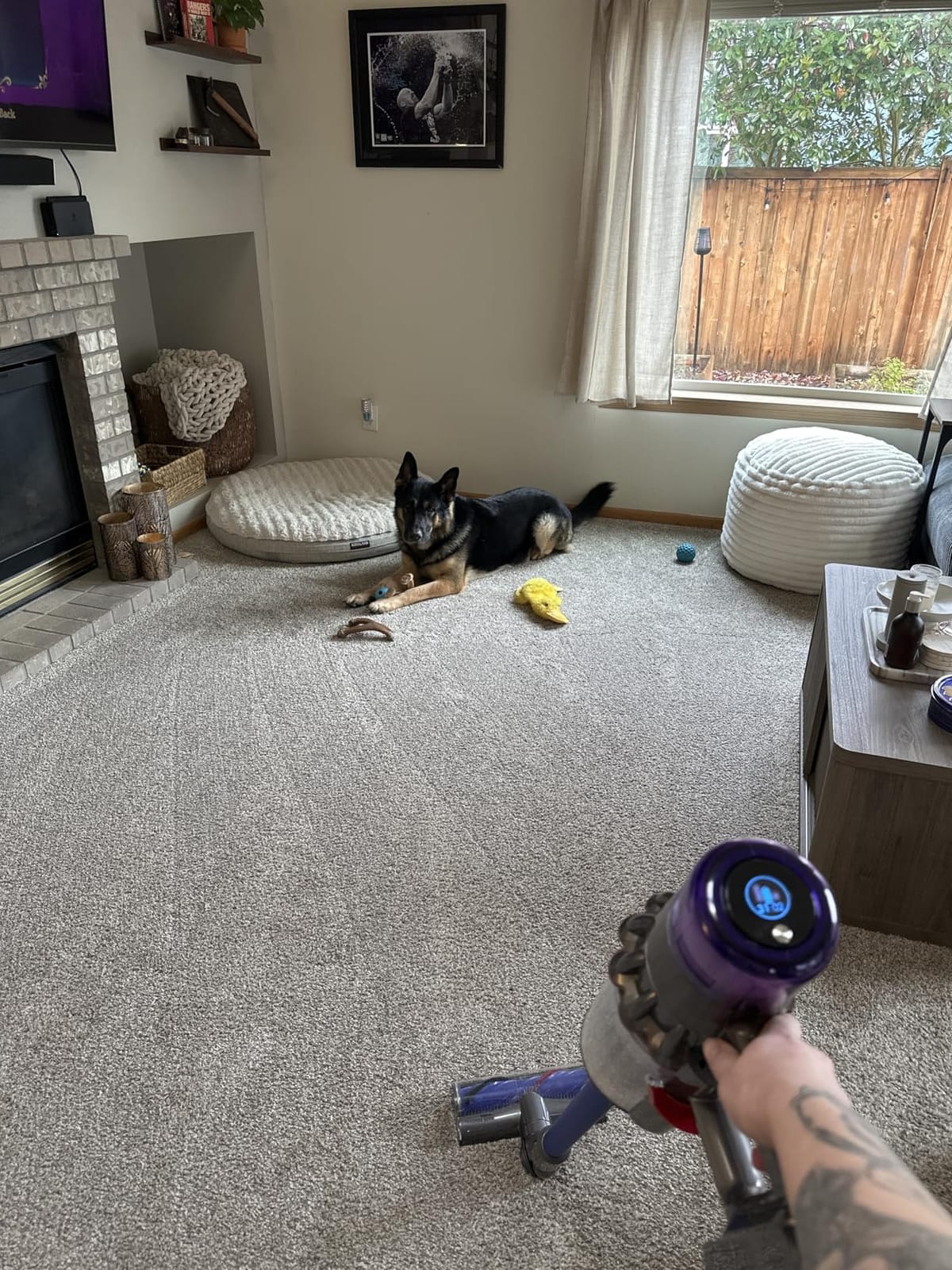 Dyson V11 Origin Cordless Vacuum, 185AW, 3 Power Modes, Up to 60 Minutes, Deep Cleans Hard Floors and Carpets, Detangles pet Hair, Converts to Handheld customer photo 1