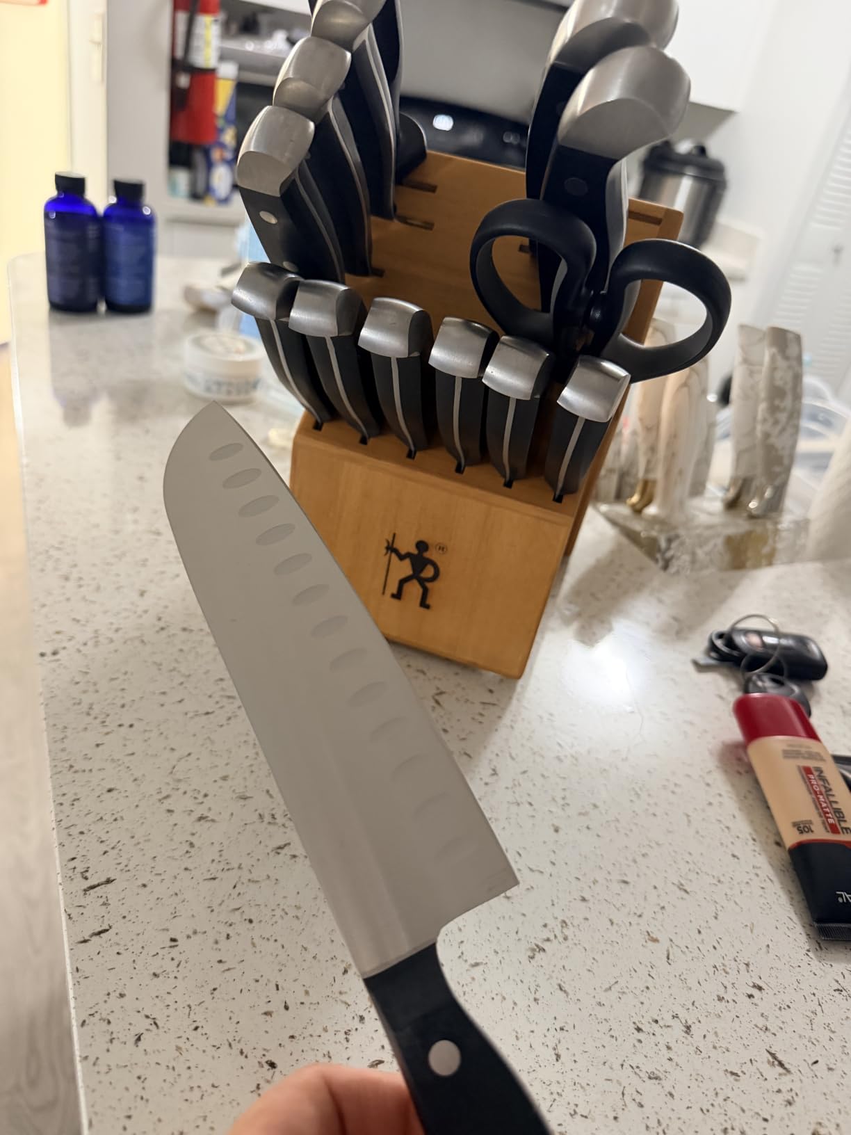 Henckels Statement 15-Pc Knife Block Set, Razor-Sharp, German Engineered customer photo 1