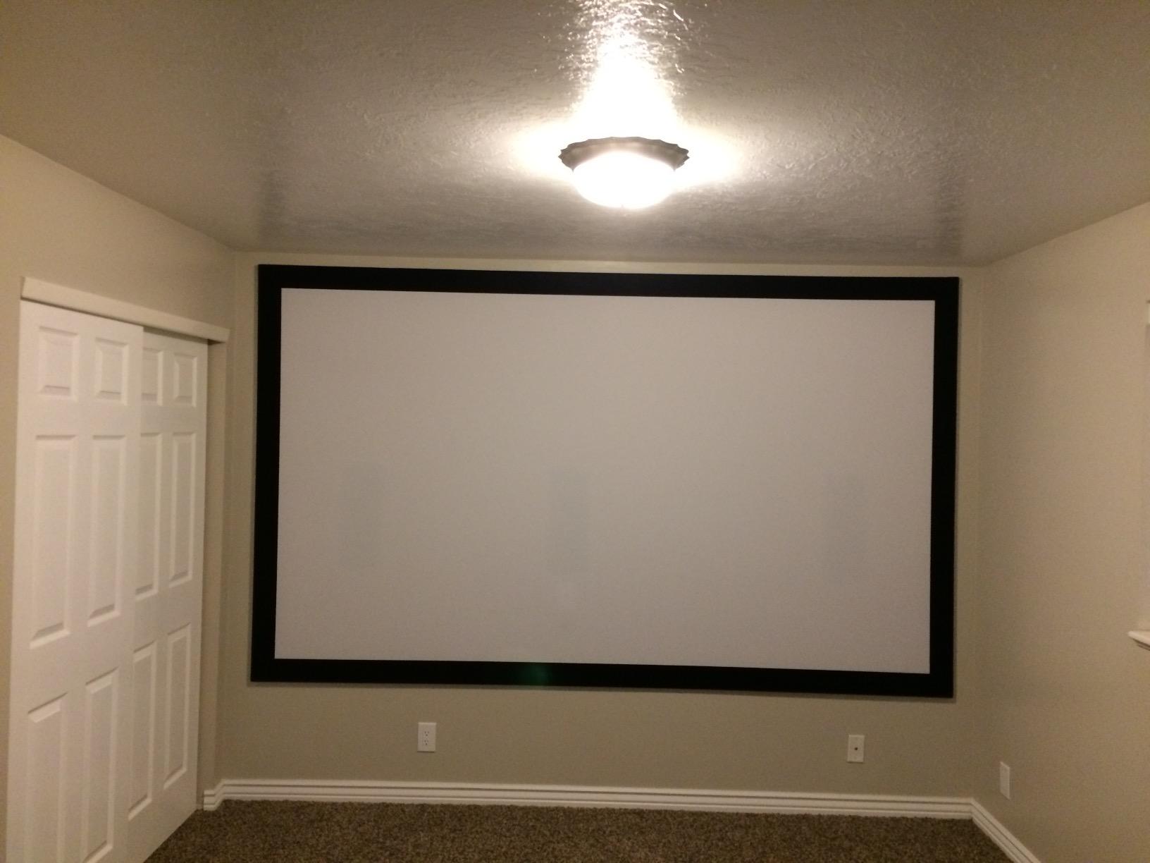Elite Screens Designer Cut Series, 135-inch 16:9, 8K / 4K Ultra HD Moiré Free Acoustically Sound Transparent Perforated Weave DIY Raw Cloth Projector Screen Material, ZRM-135HW-A1080P3 customer photo 1
