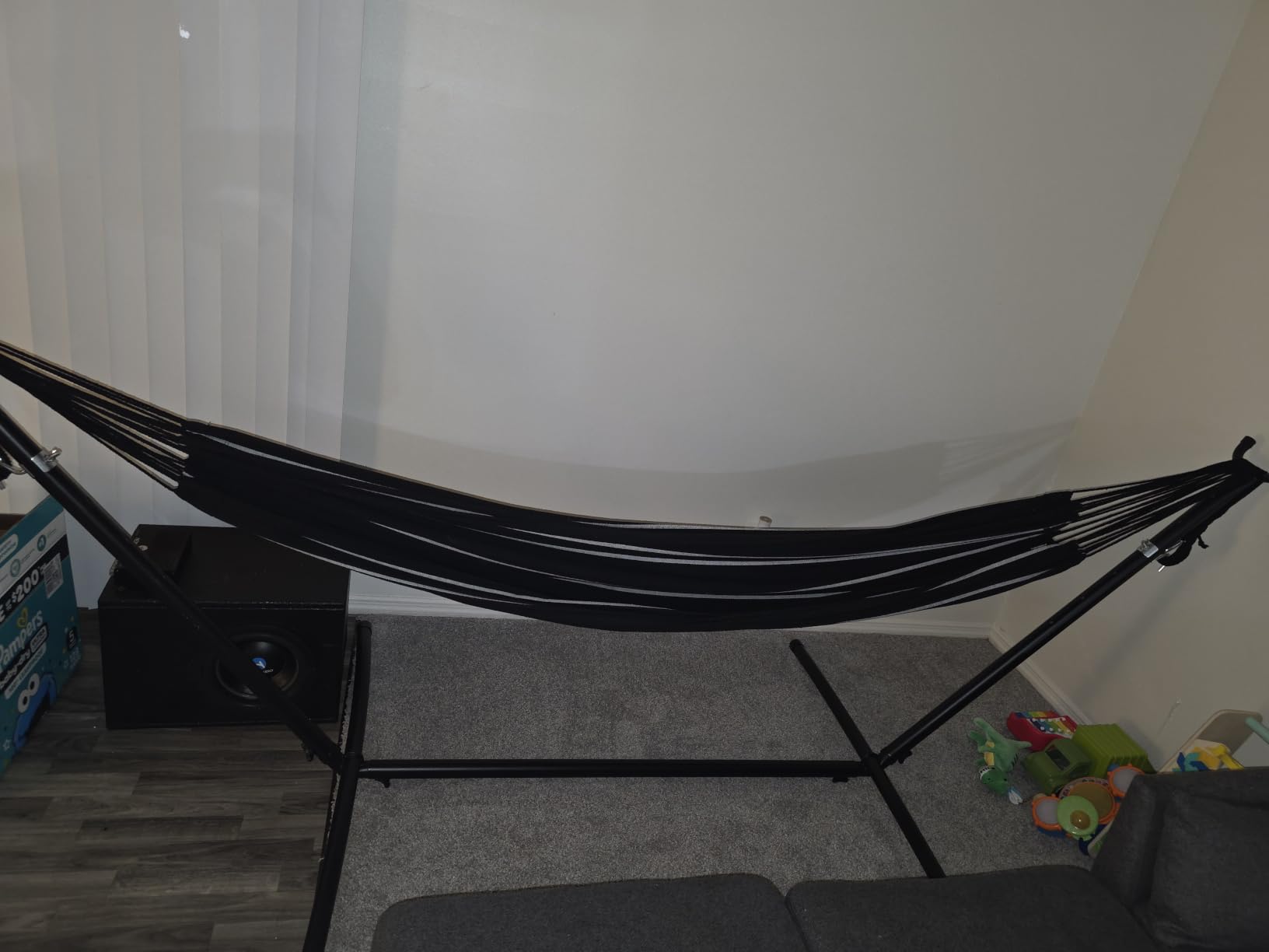 Best Choice Products Double Hammock with Steel Stand, Indoor Outdoor Brazilian-Style Cotton Bed w/Carrying Bag, 2-Person Capacity - Desert Stripes customer photo 2