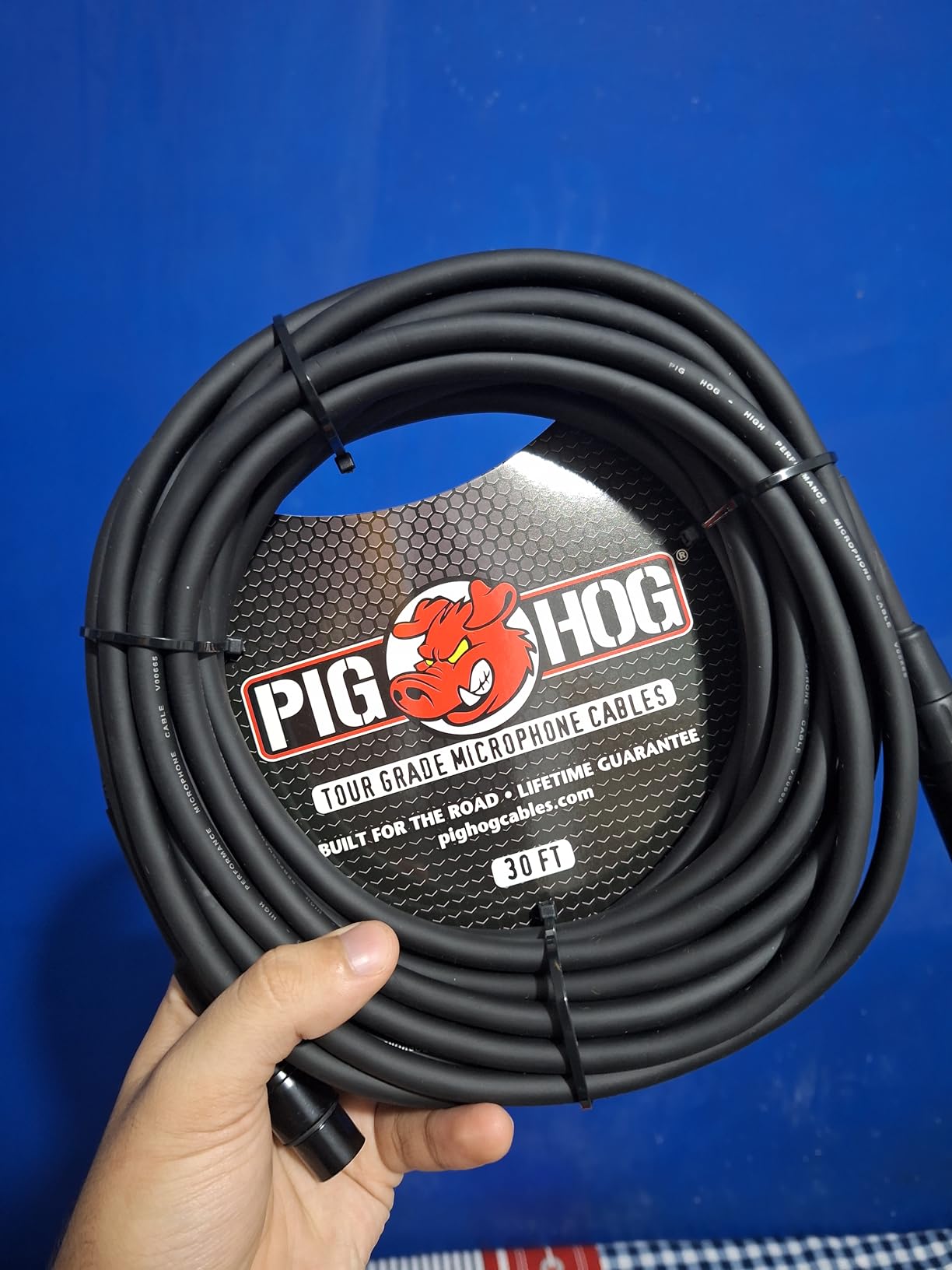 Pig Hog PHM6 High Performance 8mm XLR Microphone Cable, 6 Feet customer photo 2