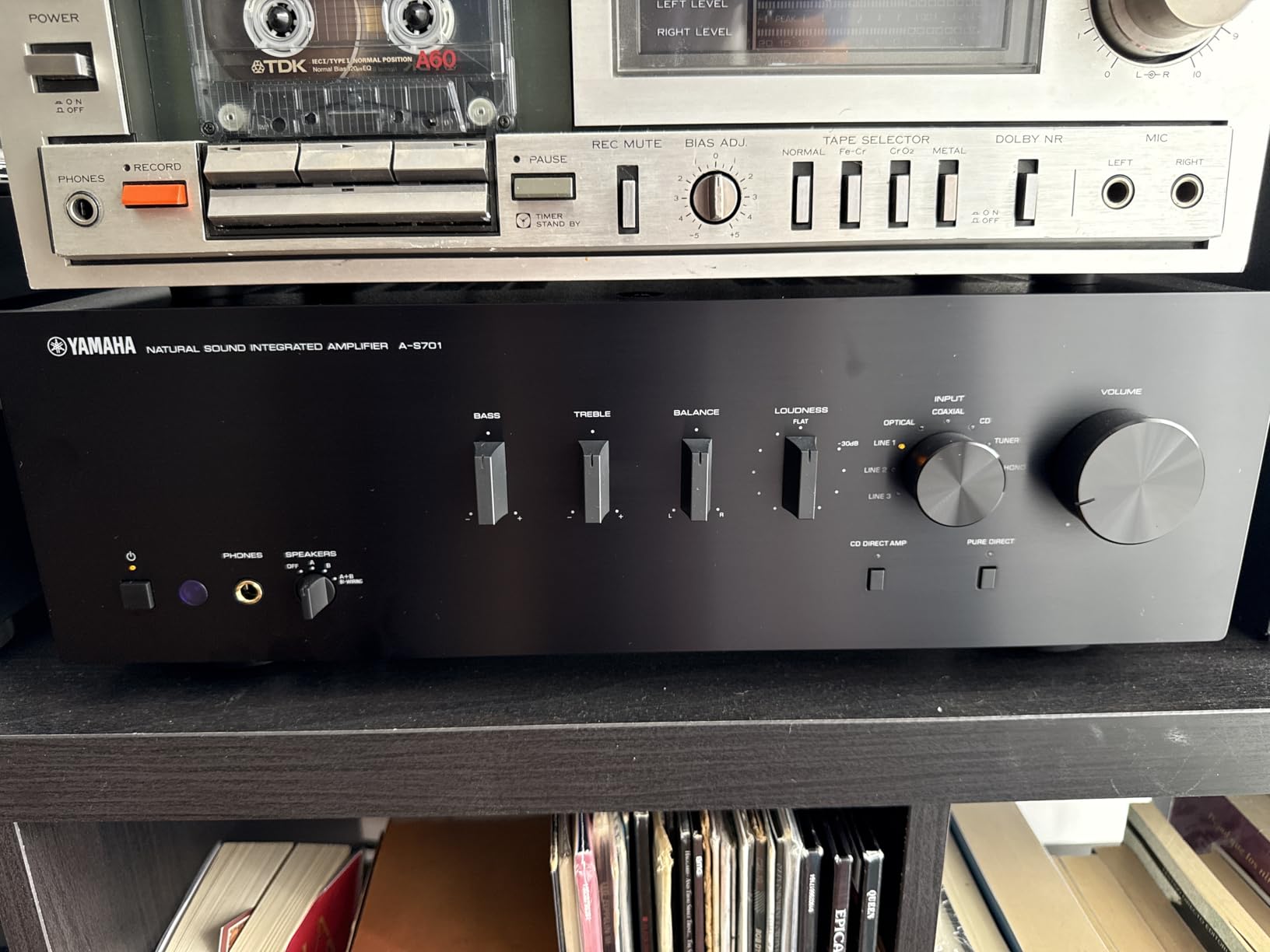 Yamaha Audio A-S701BL Natural Sound Integrated Stereo Amplifier (Black) customer photo 2