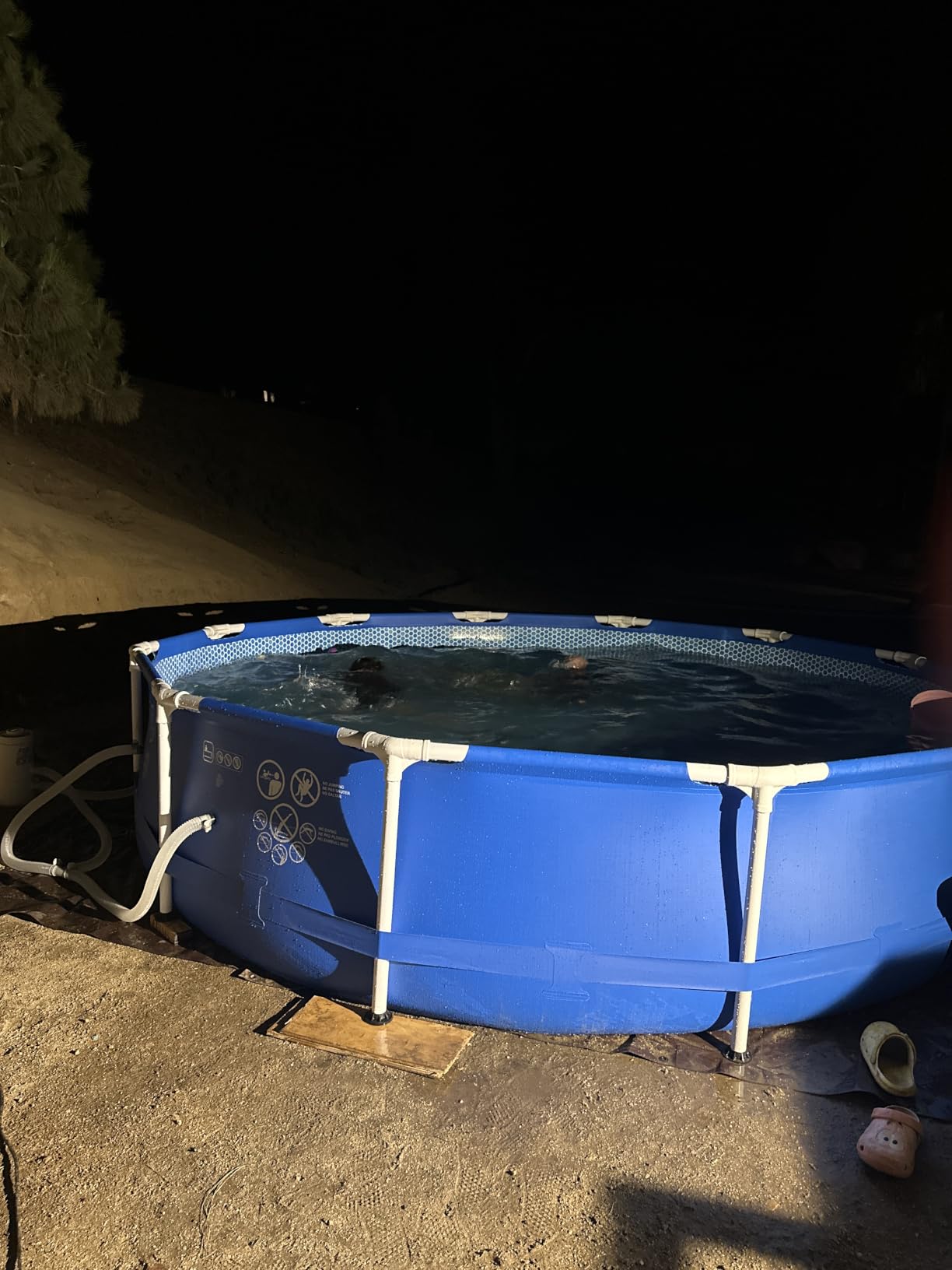 INTEX Metal Frame 12ft x 30in Round Above Ground Swimming Pool Set w/Pump | 28211EH - 530 GPH Cartridge Filter Pump and Type A Filter Cartridge Included customer photo 2