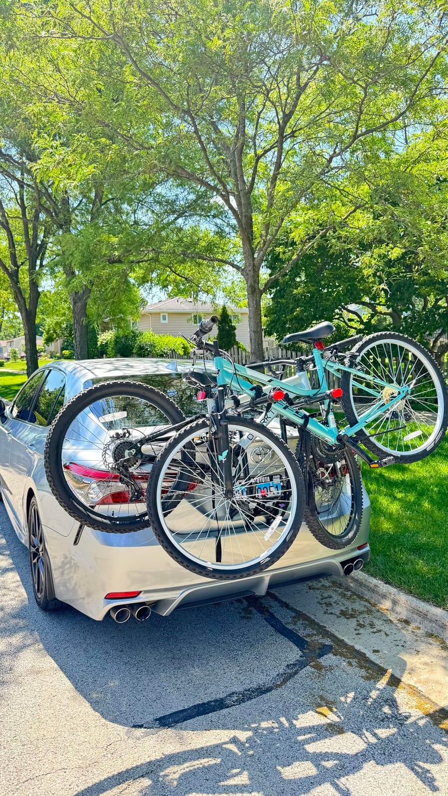 Allen Sports Deluxe 4-Bike Trunk Mount Rack, Model 104DB-R, Black customer photo 1