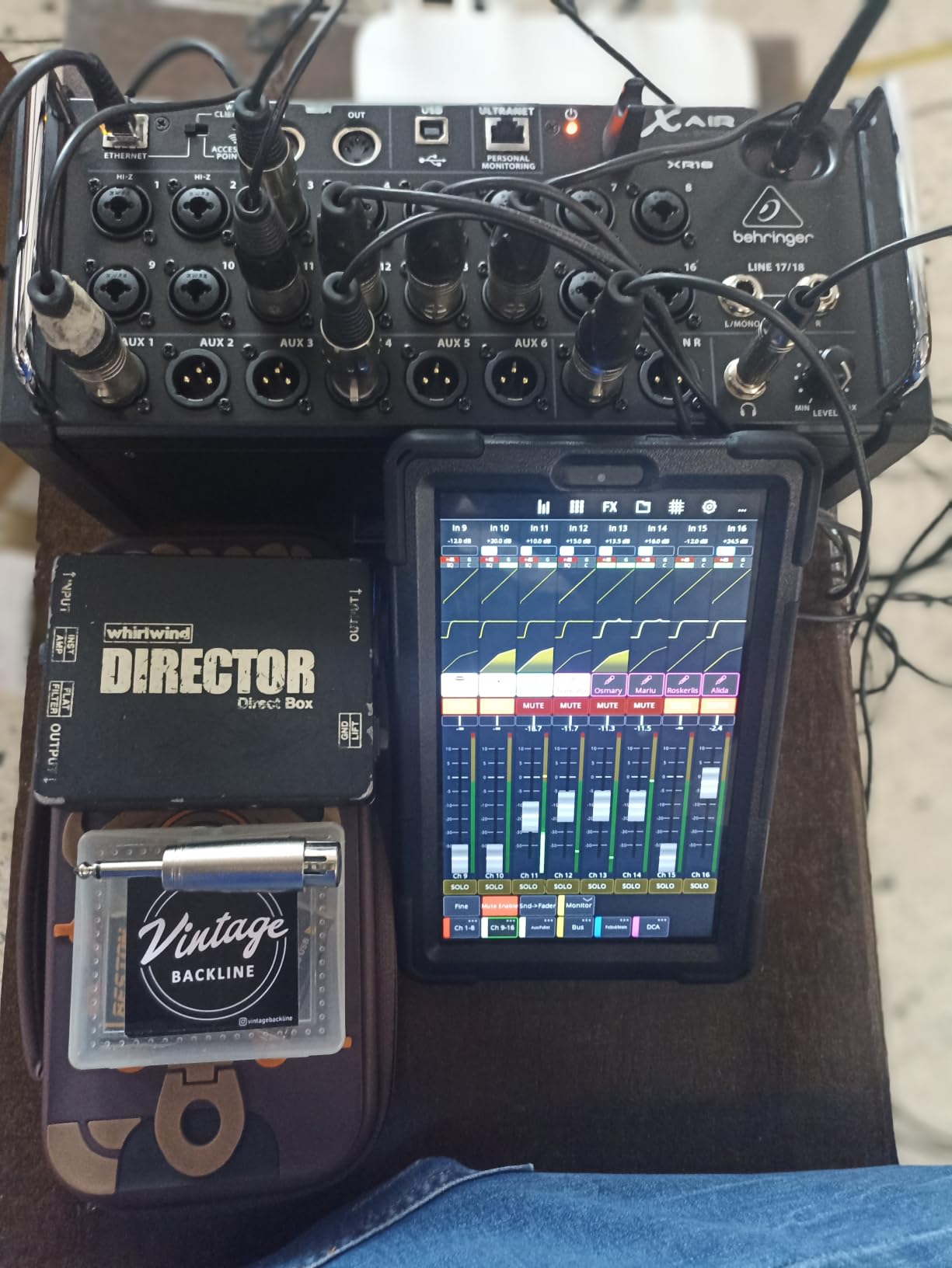 Behringer X AIR XR18 18-Channel, 12-Bus Digital Mixer for iPad/Android Tablets with 16 Programmable Midas Preamps, Integrated Wifi Module and Multi-Channel USB Audio Interface customer photo 1