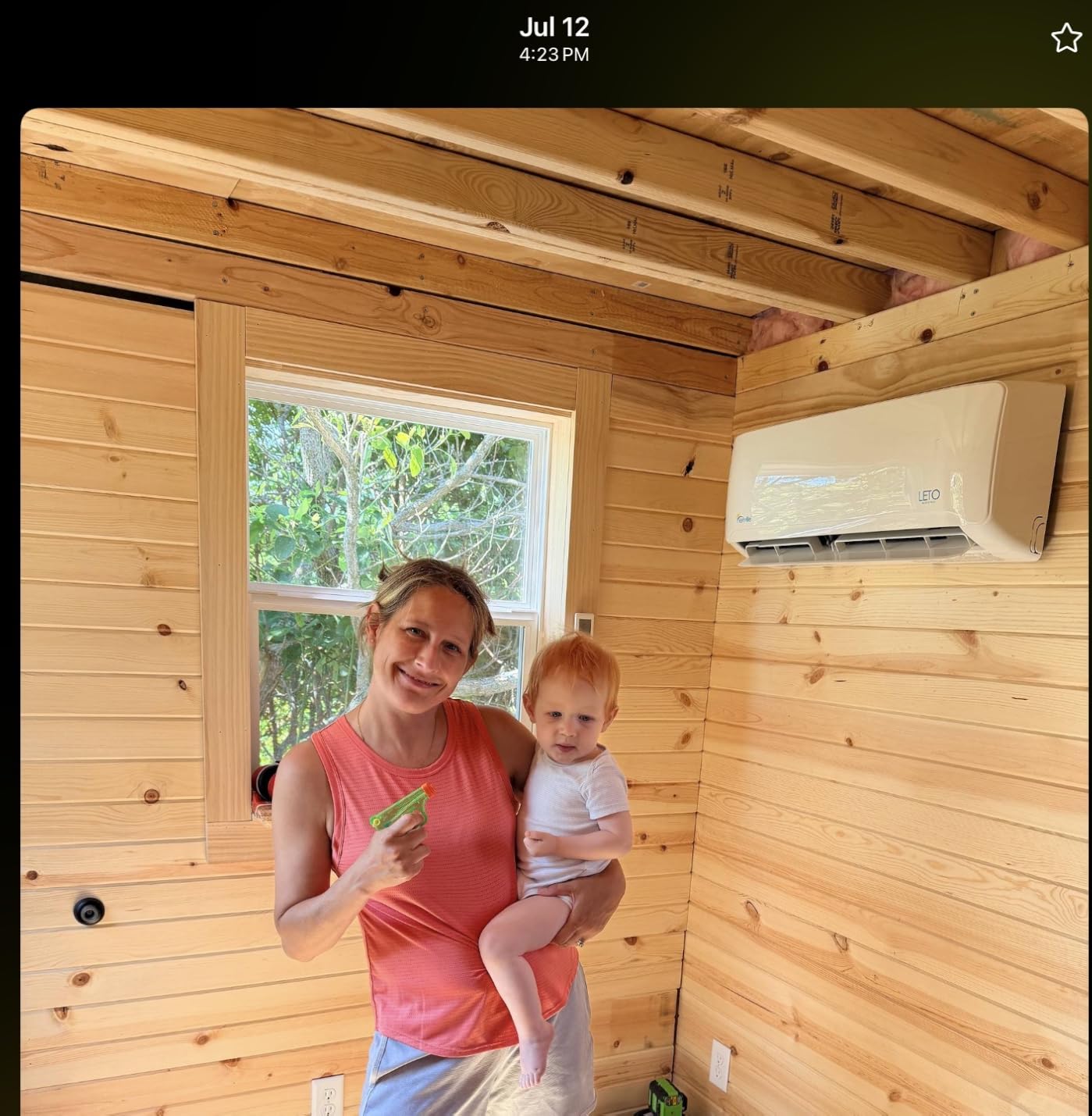 Senville LETO Series Mini Split Air Conditioner Heat Pump, 9000 BTU 110/120V, Inverter, Works with Alexa, SEER2 21.5, White customer photo 2