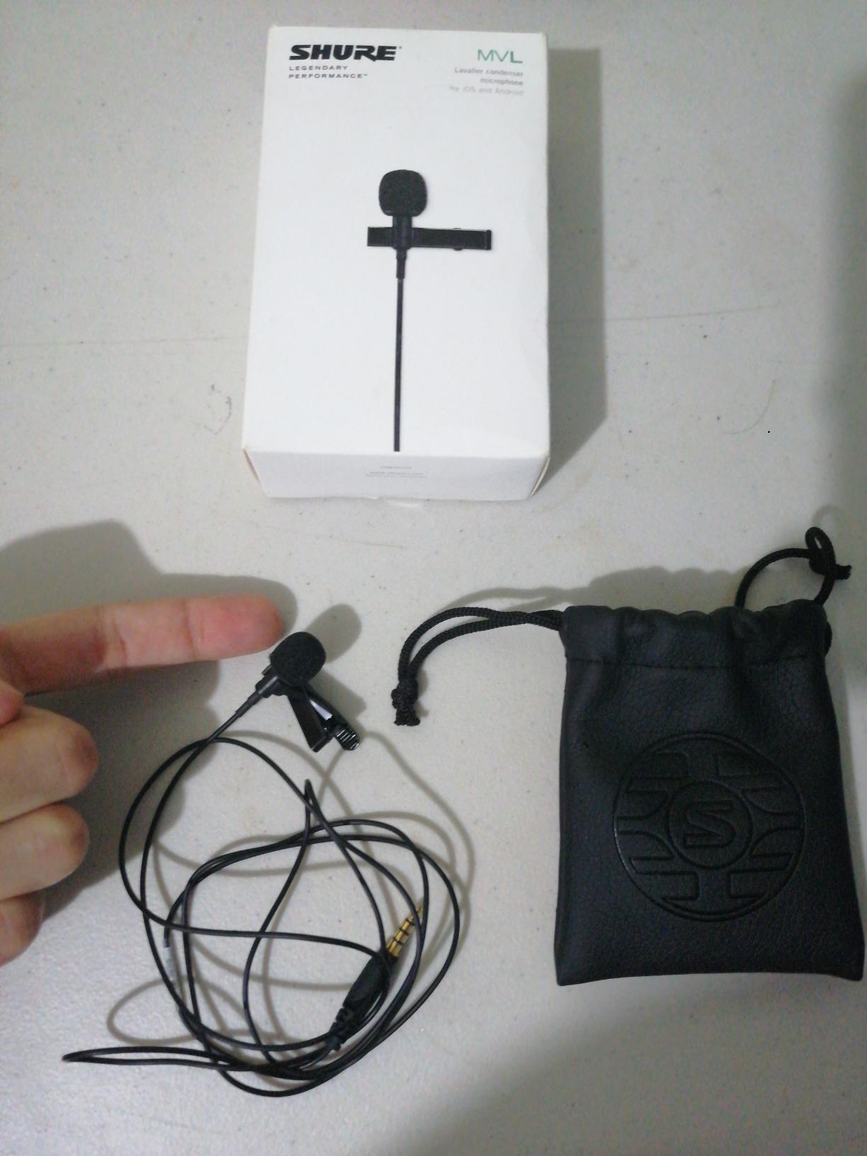 Shure MVL Mobile Lavalier Microphone customer photo 1