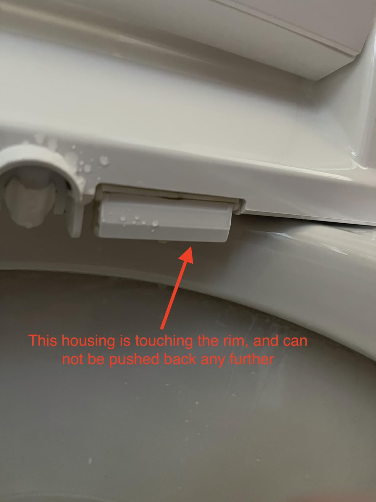 SmartBidet SB-1000 Smart Bidet Electric Bidet Toilet Seat with Heated Seat, Warm Water, Air Dryer - Remote Control, Elongated customer photo 1
