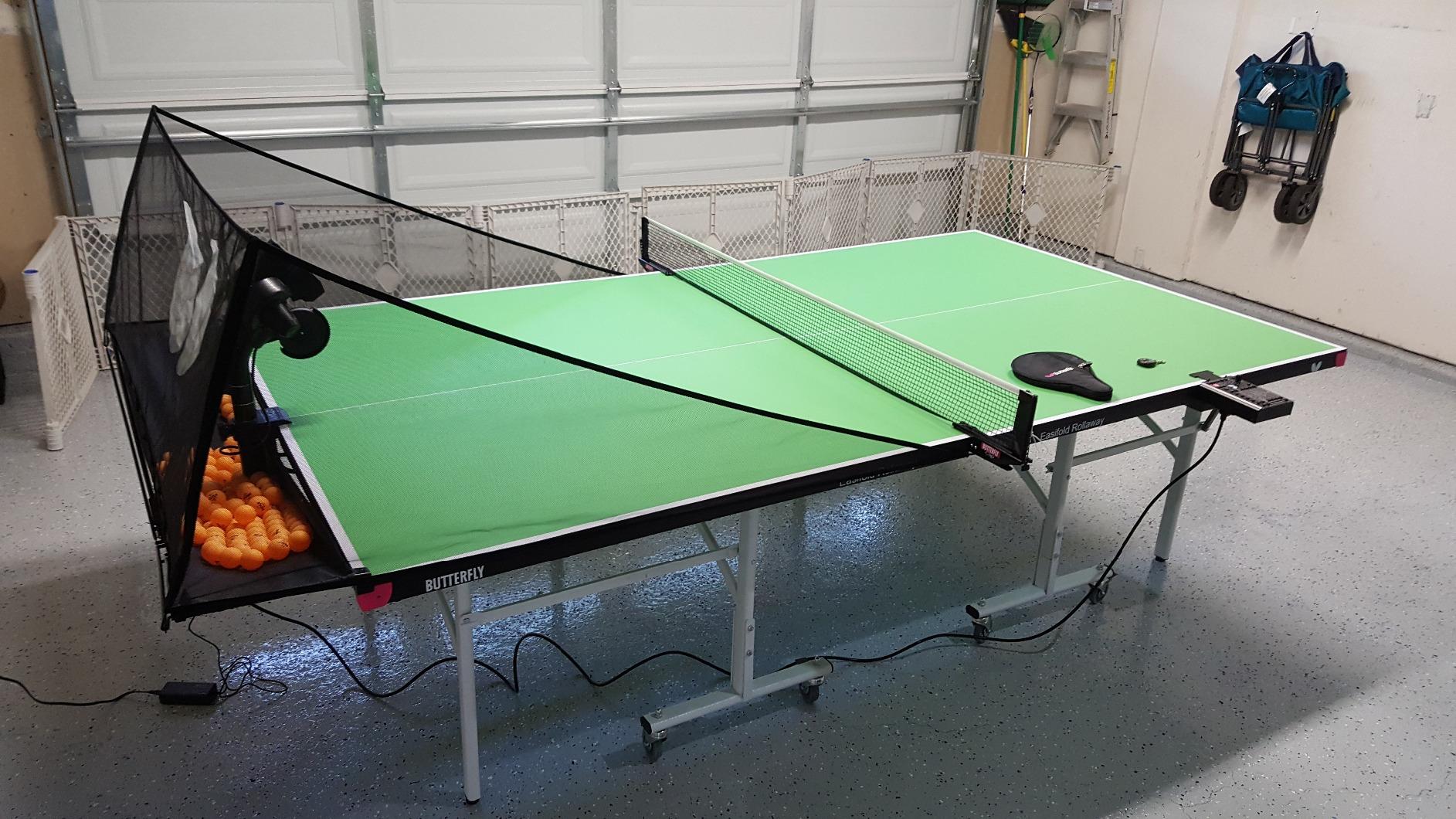 Butterfly Easifold 19 Ping Pong Table - Ping Pong Table Regulation Size with Easy Net Set - 10 Minute Quick Assembly - Folding with Wheels for Easy Storage customer photo 2