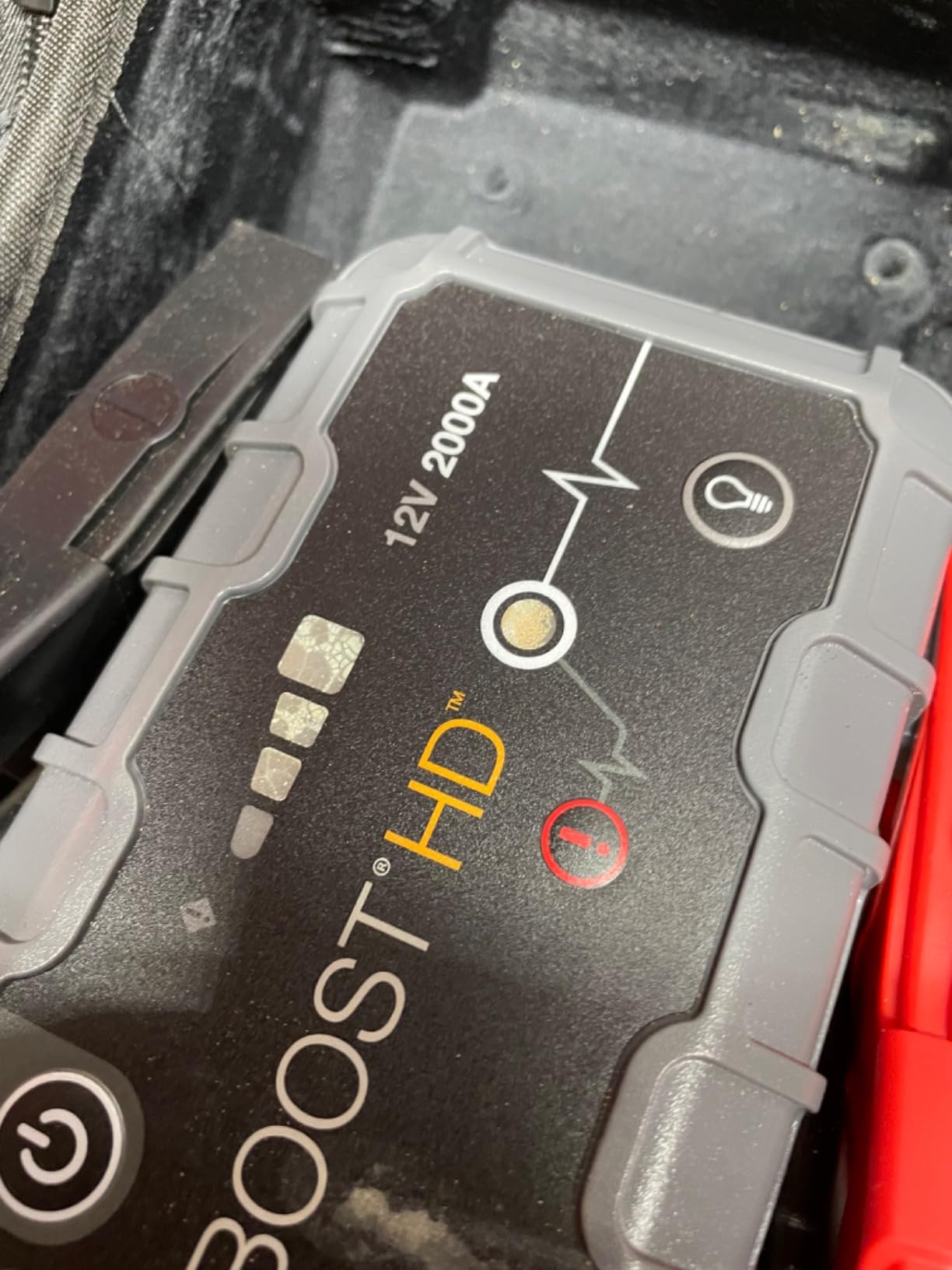 NOCO Boost GB70: 2000A UltraSafe Jump Starter - 12V Lithium Battery Booster Pack, Portable Jump Box, Power Bank & Jumper Cables - for 8.0L Gas and 6.0L Diesel Engines customer photo 2