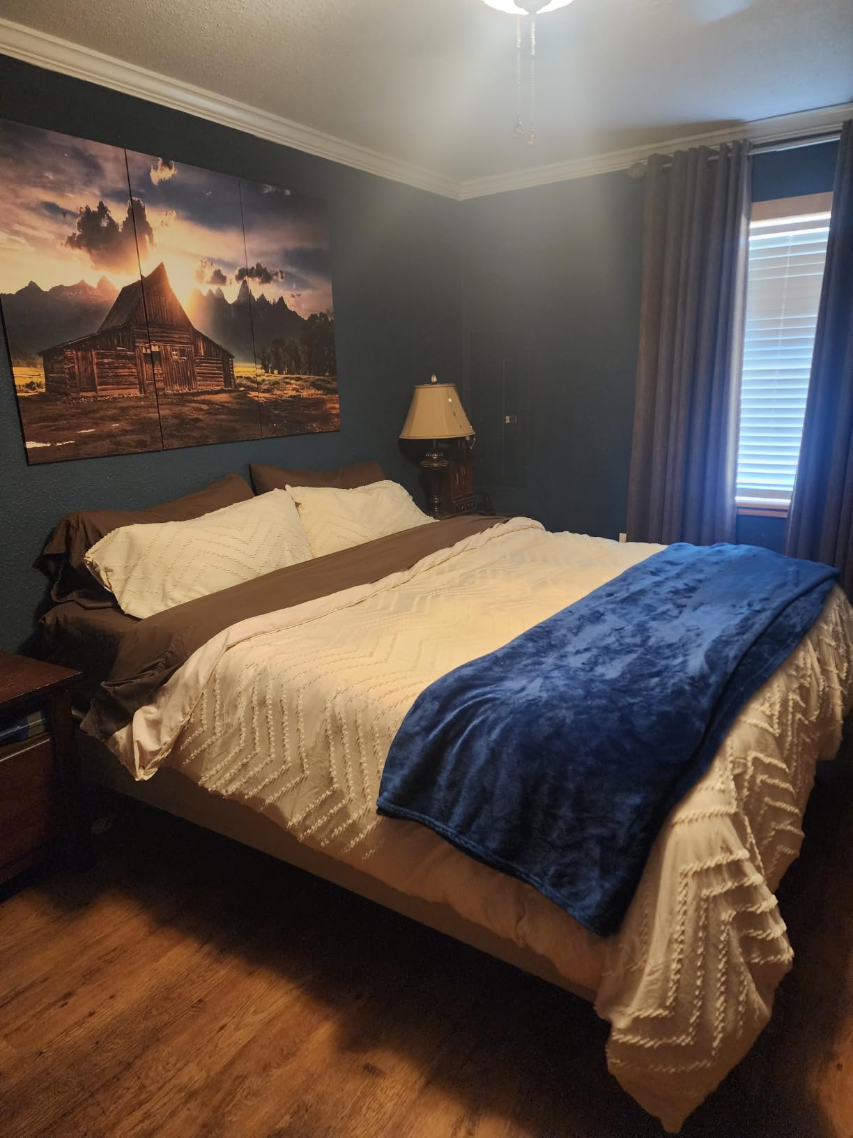 SNOWMAN Premium Down Comforter Queen Size, Khaki Duvet Insert All Season customer photo 2