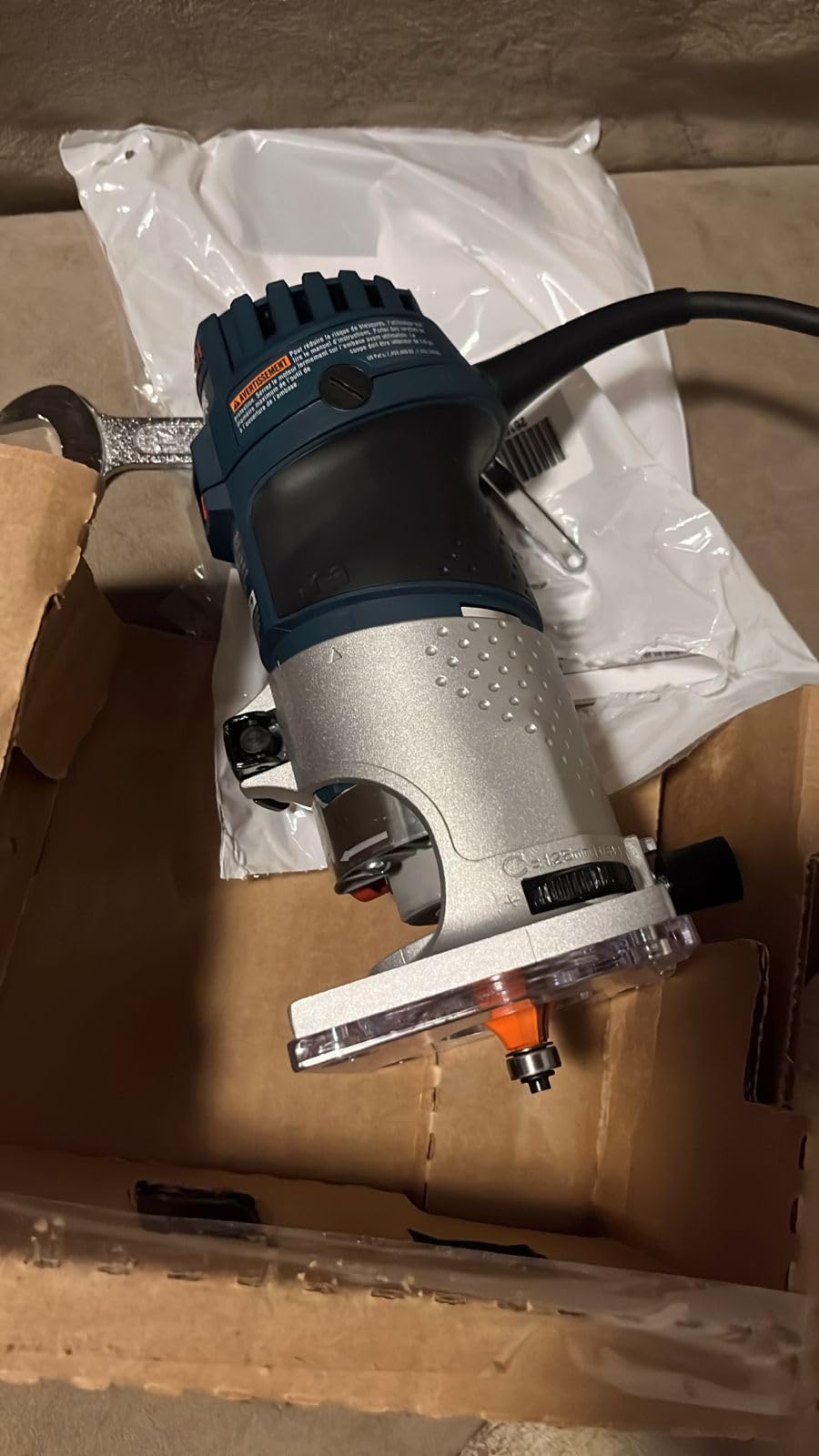 BOSCH PR20EVS Colt 1.0 HP Variable-Speed Palm Router - 5.6 Amp Motor, Soft Start, Constant ResponsCircuitry, Ergonomic Grip, Rugged Aluminum Base, Fixed, Quick-Clamp System, 1/4