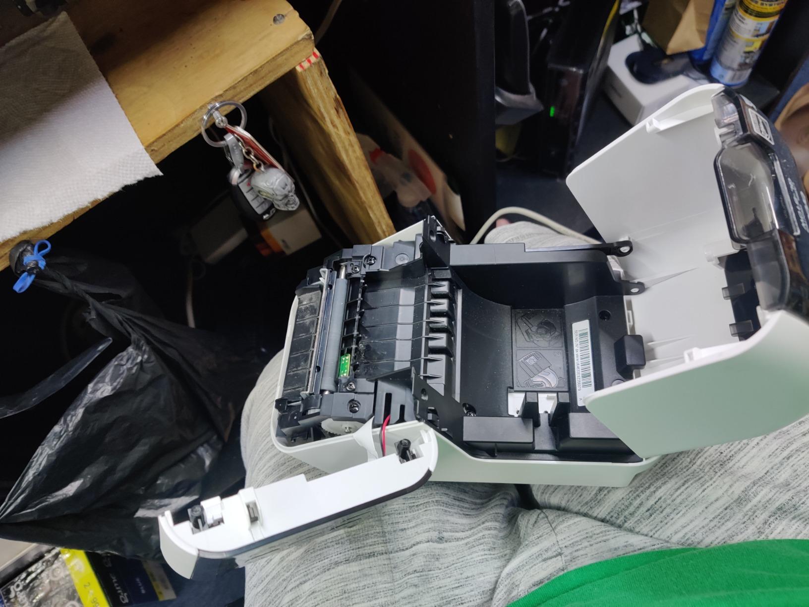Brother QL-810W Professional Label Printer with USB and WiFi connectivity, Ultra-Fast Printing up to 110 Labels per Minute with Standard Address Label in Monochrome, Black & Red Printing Available customer photo 1