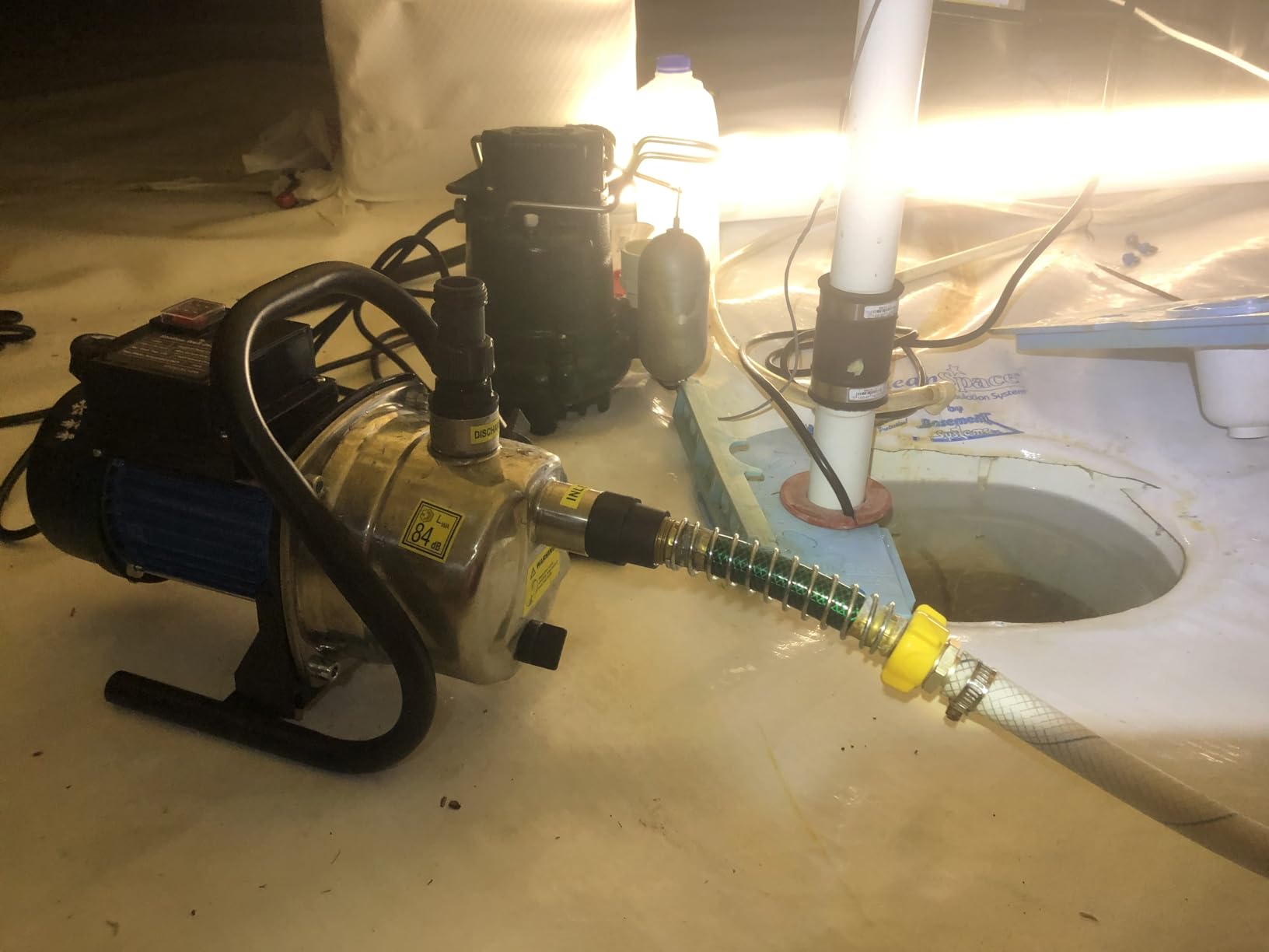 Zoeller M63 - Automatic Submersible Sump Pump - 3/10HP - Cast Iron - LED Power Plug - High Flow - Vortex Impeller Stainless Steel Hardware - Factory Tested and Float Operated - 115V customer photo 1