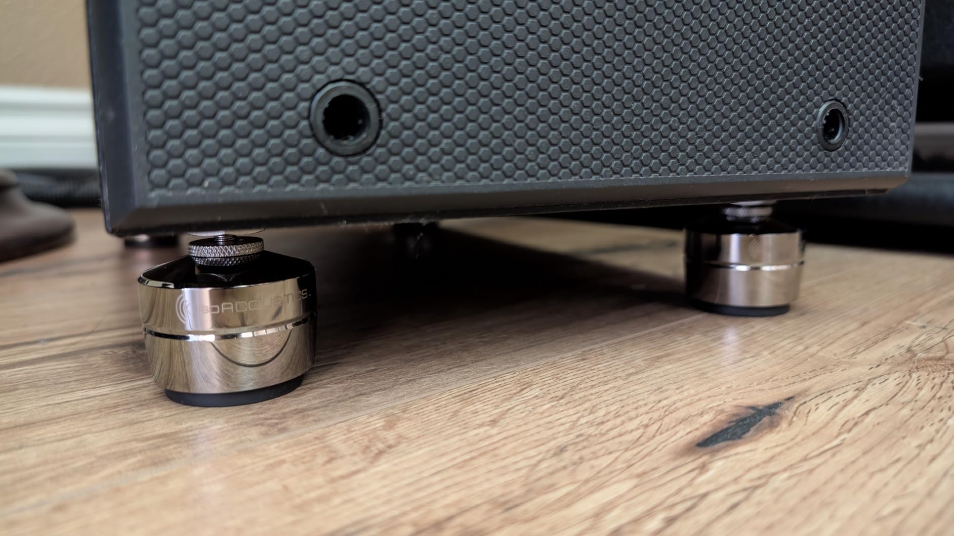 IsoAcoustics Gaia Series Isolation Feet for Speakers & Subwoofers (Gaia III, 70 lb max) - Set of 4 customer photo 1