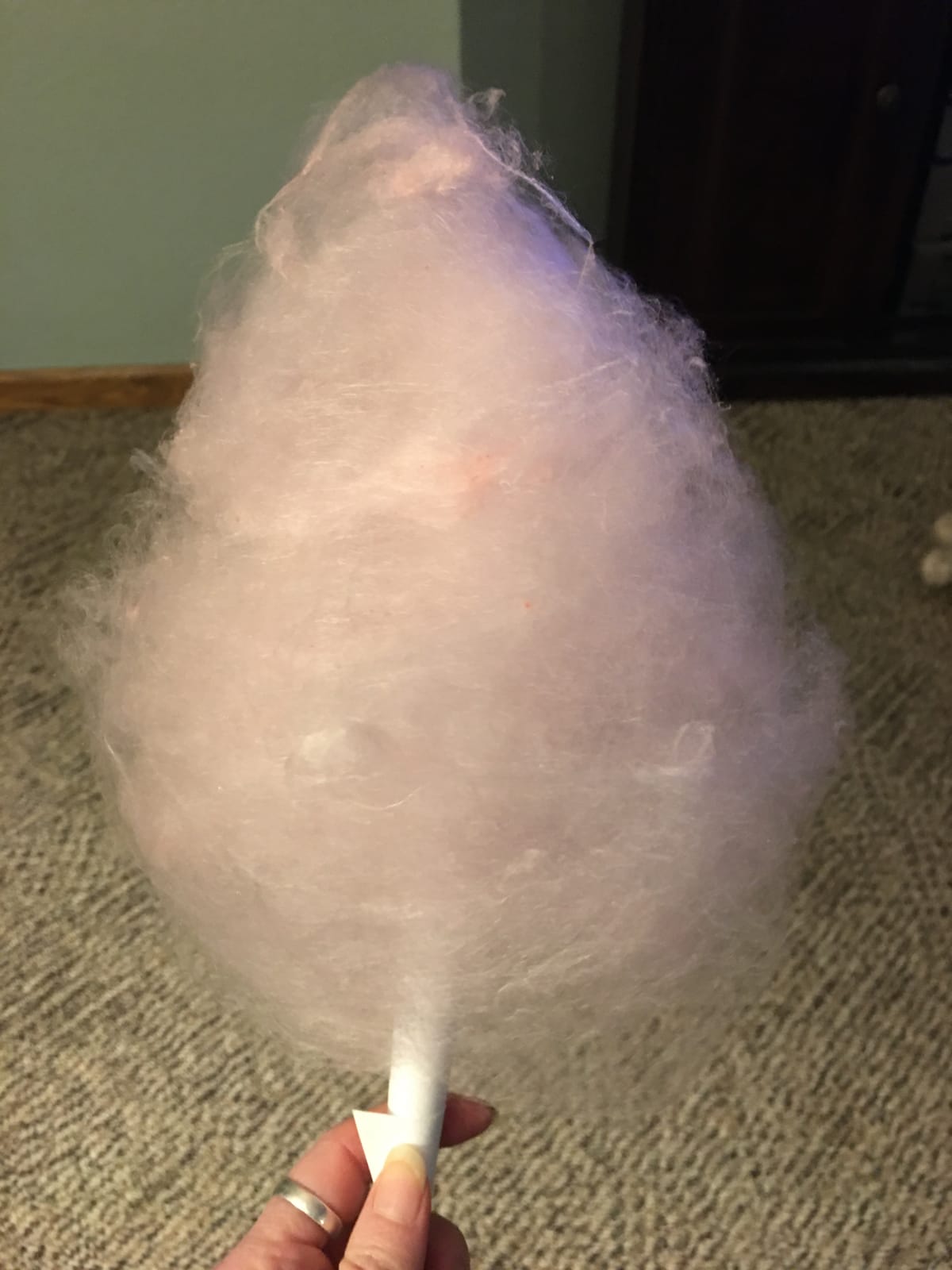 Cotton Candy Express CC1000-S Cotton Candy Machine, with 5-11oz. Jars of Cherry, Grape, Blue Raspberry, Orange, Pink Vanilla Floss Sugar & 50 Paper Cones Easy to Use and Clean customer photo 1