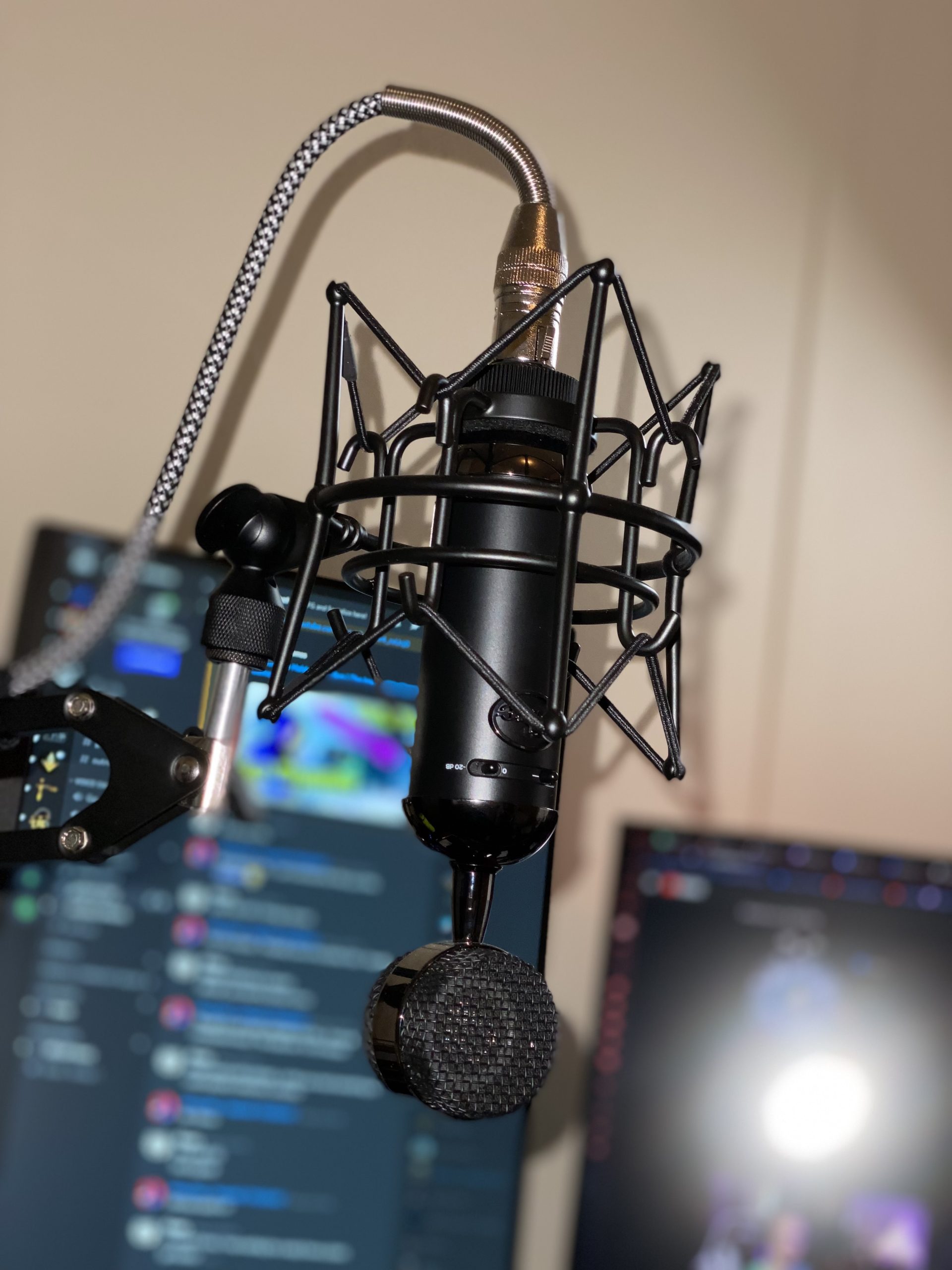 Blue Blackout Spark SL XLR Condenser Microphone for Pro Recording, Streaming, Podcasting, Gaming, with Large Diaphragm Cardioid Mic Capsule, Shockmount, Detailed Natural Sound, Protective Case - Black customer photo 1